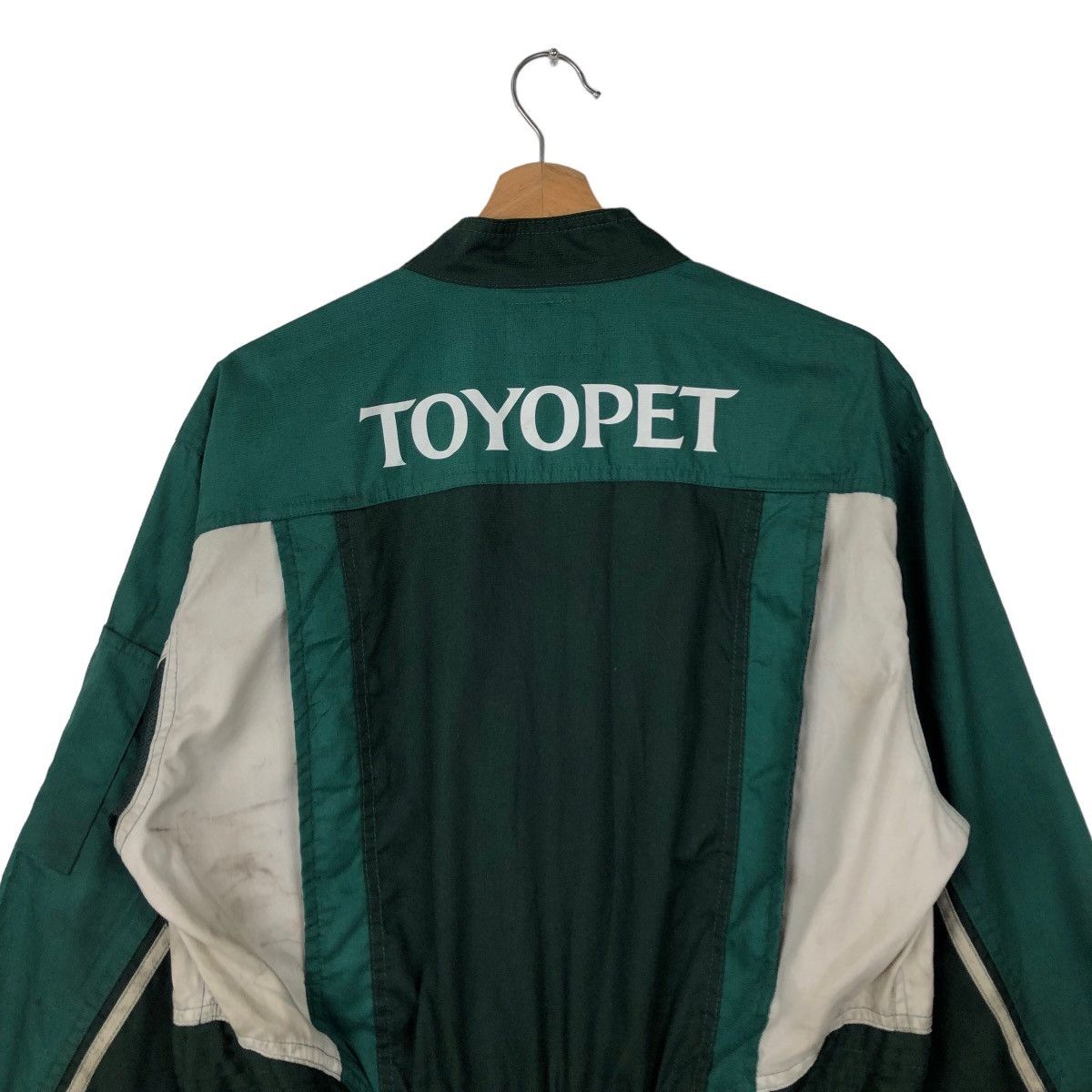 Other 🔥90’s VINTAGE OVERALL TOYOTA TECNO WORK BIG LOGO Size US 34 / EU 50 - 9 Thumbnail