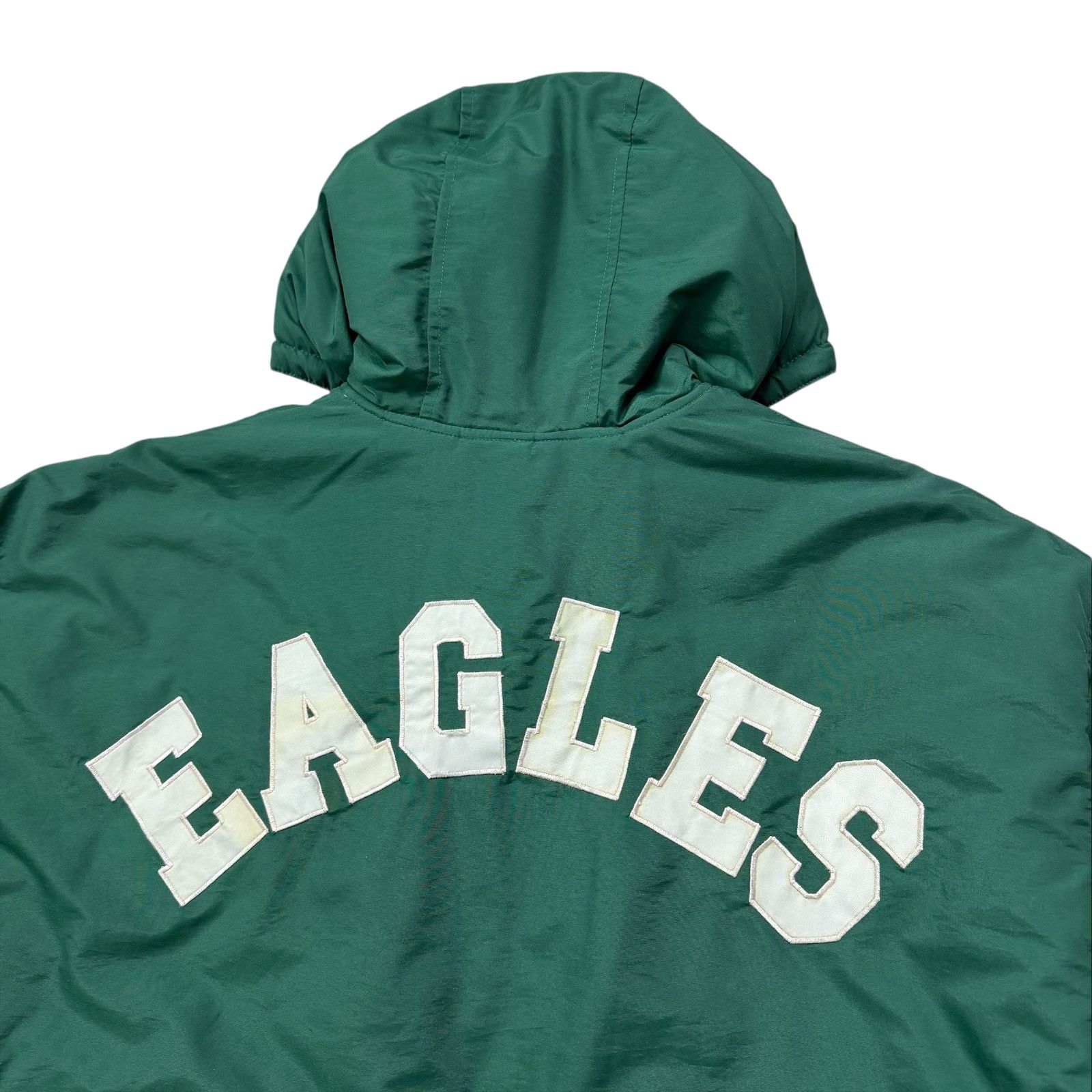NFL VTG 90s PHILADELPHIA EAGLES STARTER HOODED PUFFER JACKET Size US M / EU 48-50 / 2 - 4 Thumbnail