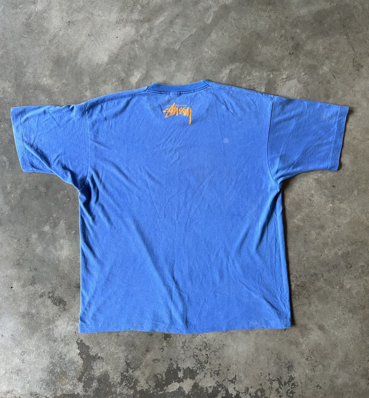 Stussy × Vintage Rare Vintage Stussy Logo Tee 80's Size US XL / EU 56 / 4 - 2 Thumbnail