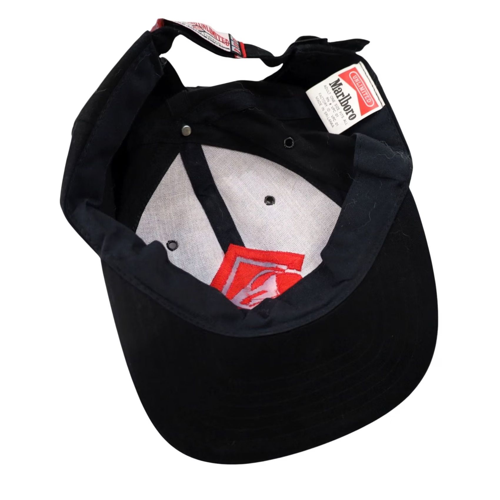 Marlboro VINTAGE Marlboro Unlimited Bullet Train Hat Baseball Cap OS Black Unisex Adults NWT Size ONE SIZE - 6 Thumbnail