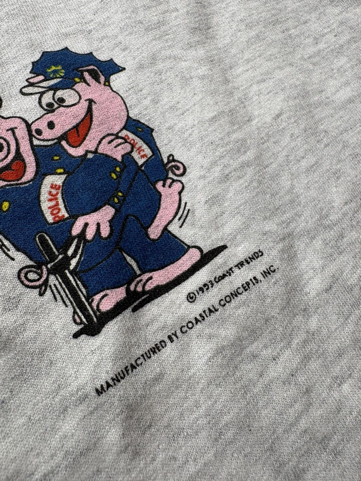 Vintage Vintage 1993 PIG SEX CARTOON T-SHIRT Size US XL / EU 56 / 4 - 3 Thumbnail