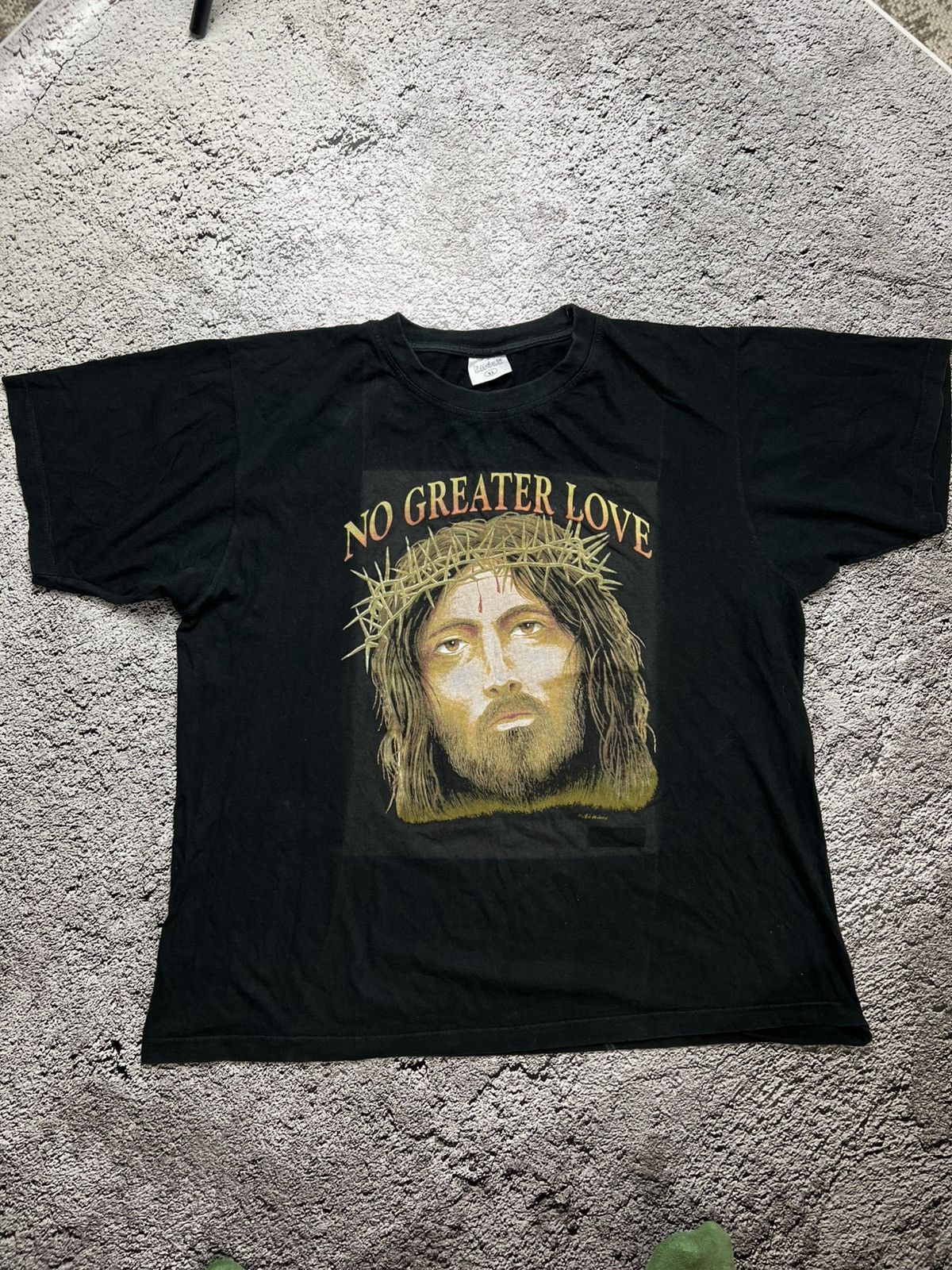 Other VTG 90’s Jesus Christ no greater love t shirt Size US XL / EU 56 / 4 - 1 Thumbnail
