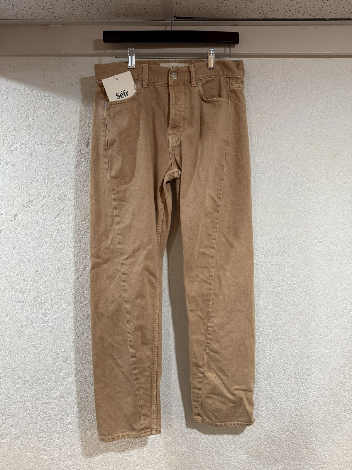 Sefr Brown Twisted Jeans Size US 30 / EU 46 - 1 Thumbnail