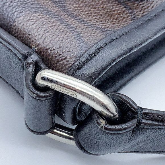 Coach Coach Signature Crossbody Messenger Bag in Black and Brown Size ONE SIZE - 11 Thumbnail