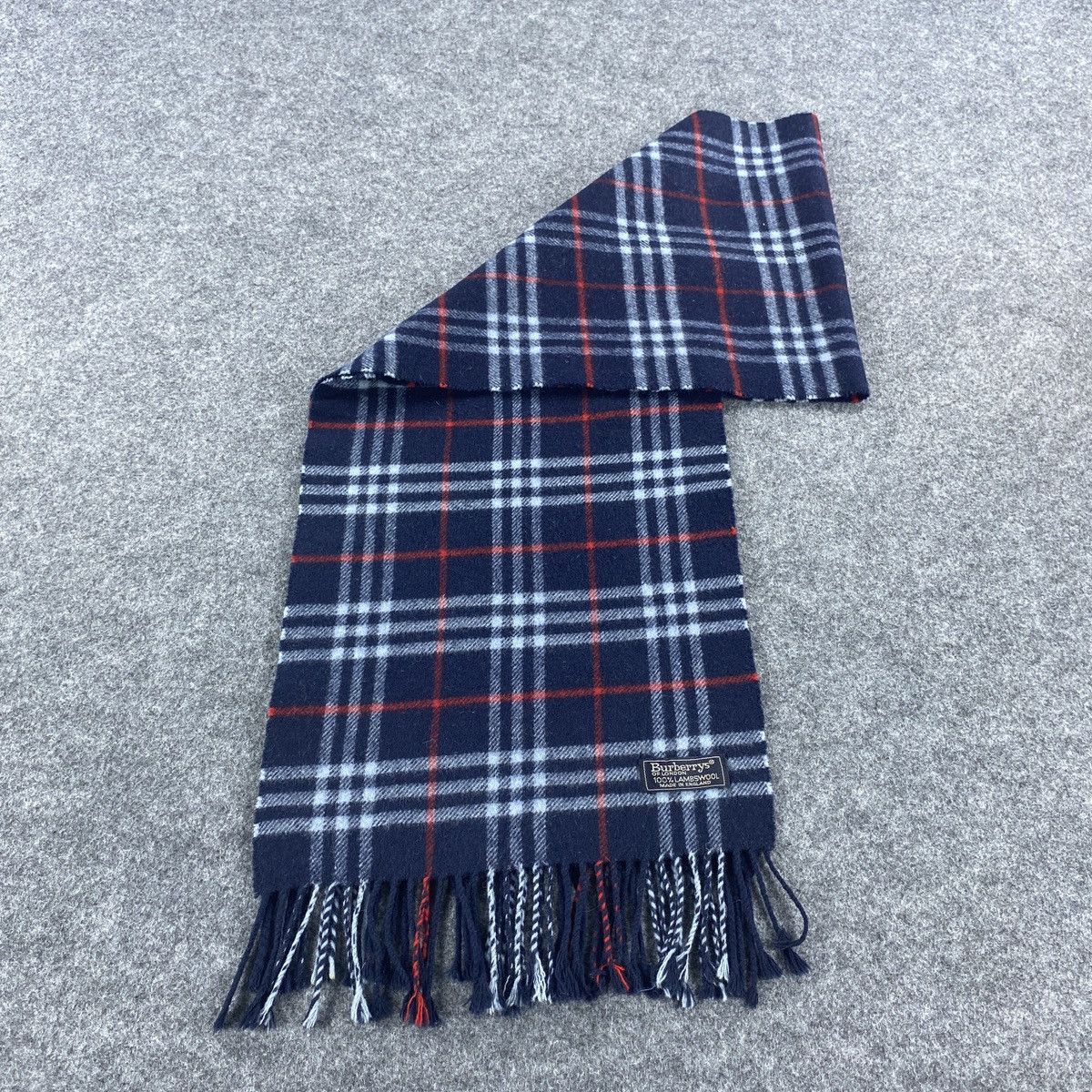 Burberry × Vintage Burberrys Scarf # Muffler # Neckwear # D671 Size ONE SIZE - 6 Thumbnail