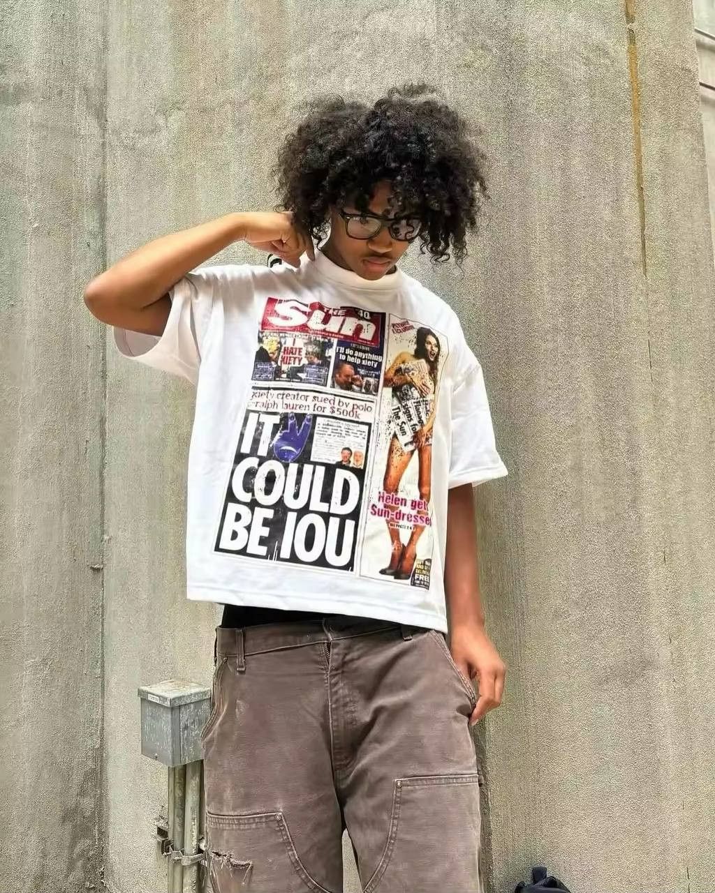 Japanese Brand × Vintage 90s cotton short-sleeve T-shirt. Size US L / EU 52-54 / 3 - 3 Thumbnail