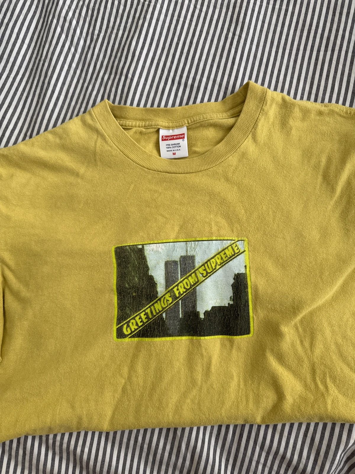 Supreme Supreme Greetings tee Size US M / EU 48-50 / 2 - 2 Thumbnail