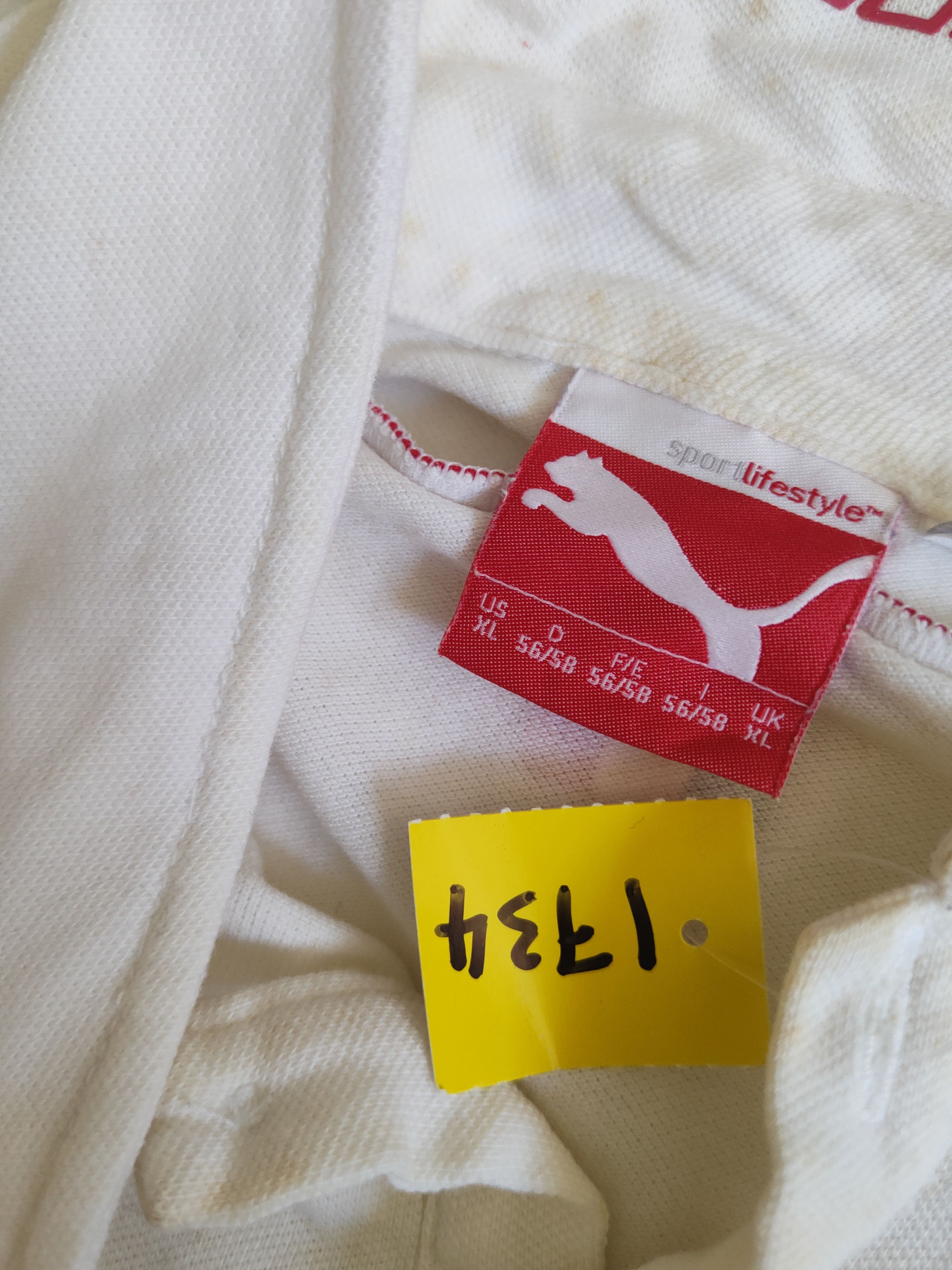 Ferrari DL Puma White Ferrari Polo Shirts #1734 Size US XL / EU 56 / 4 - 17 Thumbnail