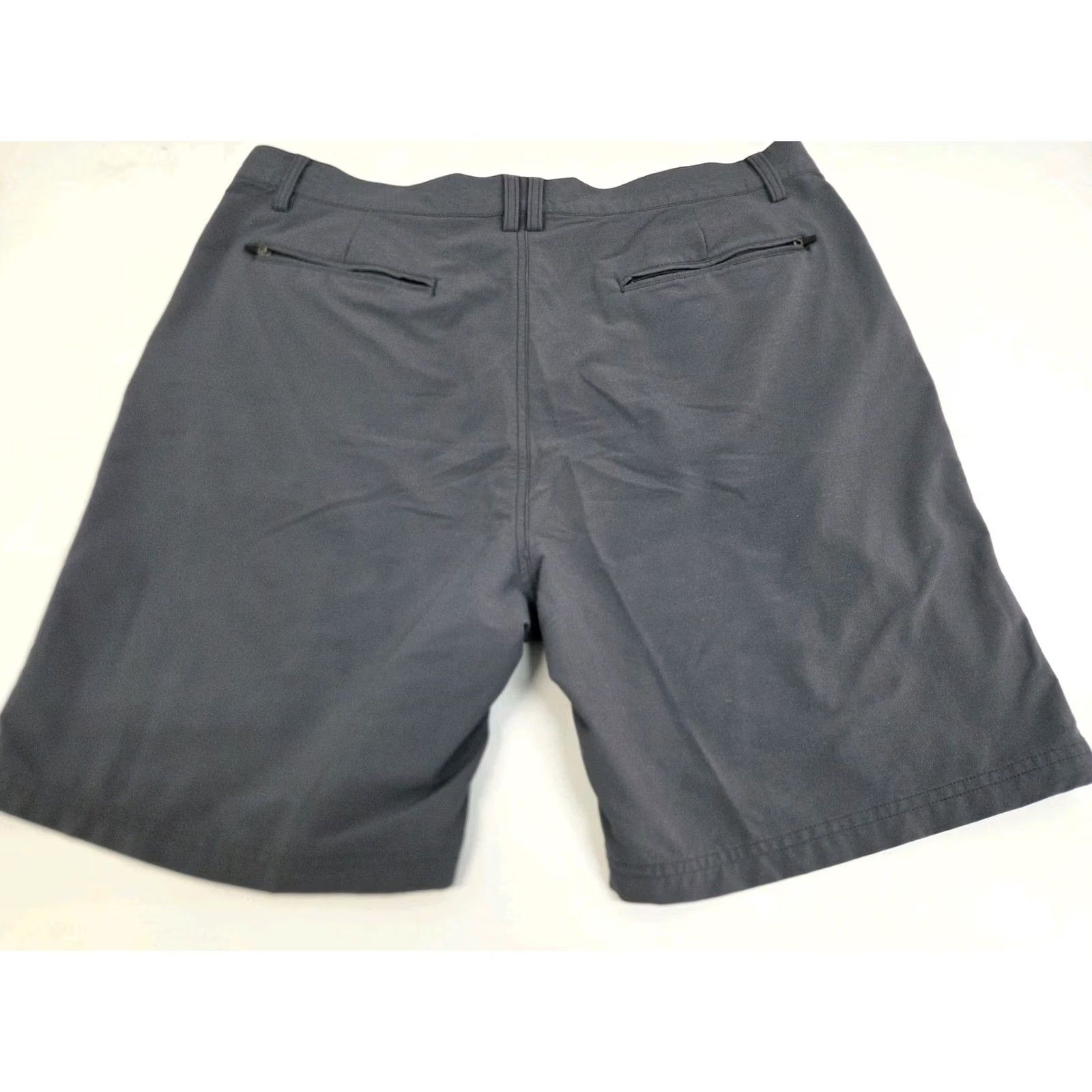 Vintage Toes on the Nose Mens Gray Stretch Chino Shorts Pockets Size 38/8" #7825 Size US 38 / EU 54 - 3 Thumbnail