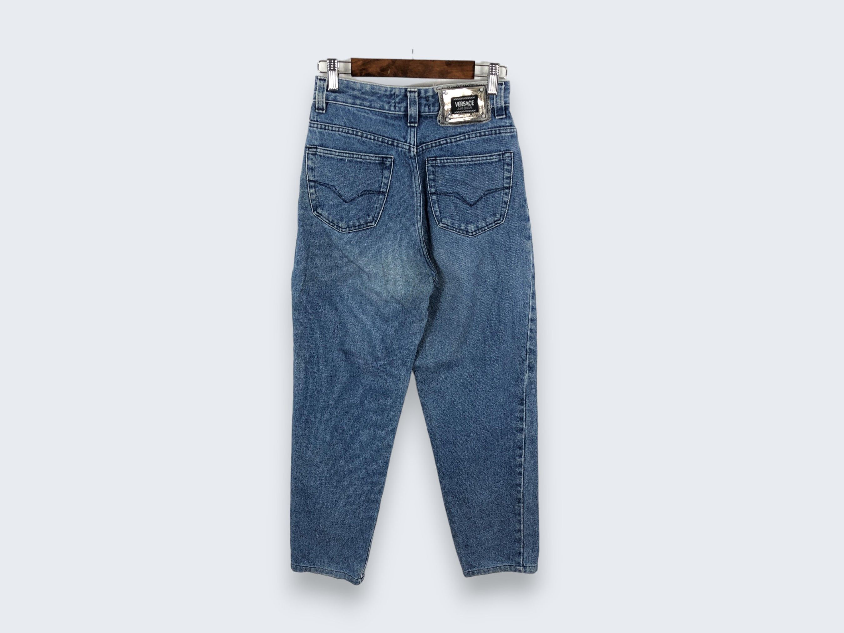 Versace × Vintage Versace Taperred Jeans 26 x 27 L1306W Size 26" / US 2 / IT 38 - 3 Thumbnail