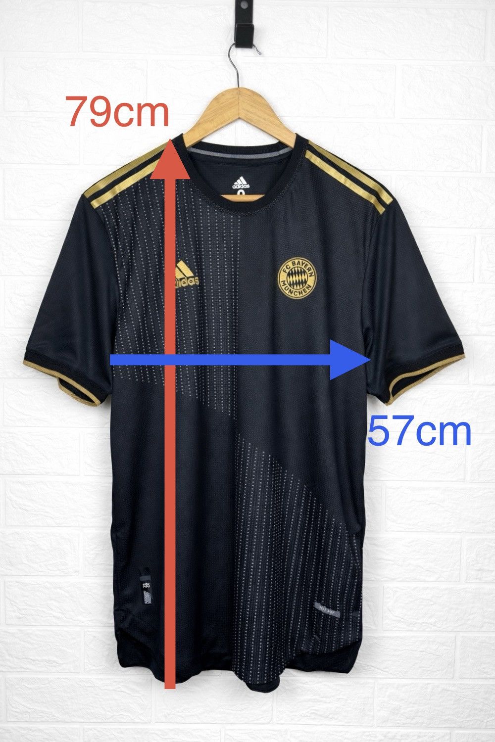 Adidas Bayern Munich 2021-2022 Away Player Issue Soccer Size 9 Size US L / EU 52-54 / 3 - 2 Thumbnail