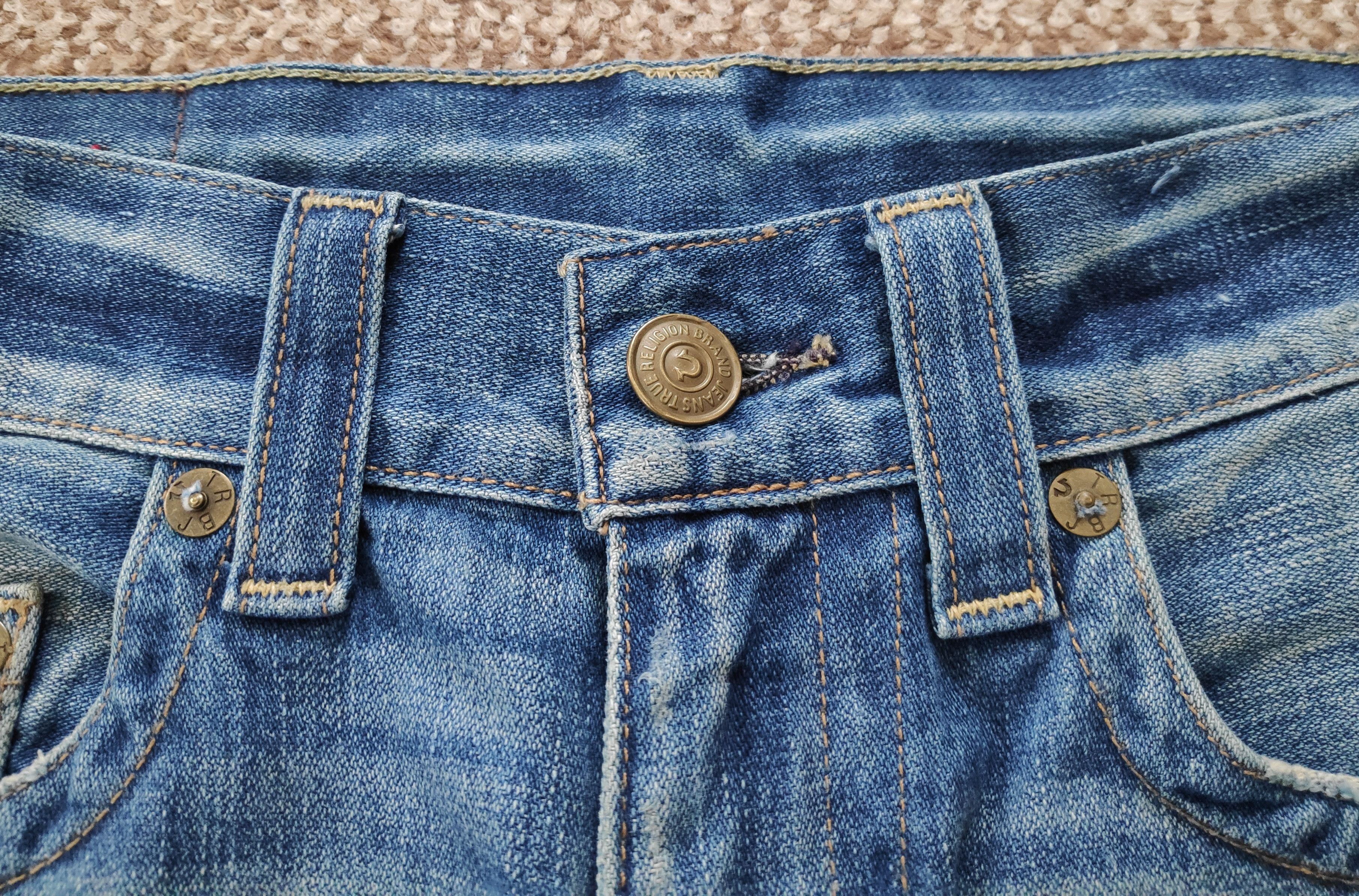 True Religion True Religion Relaxed Slim Geno Distressed Denim Jeans Size US 29 - 10 Thumbnail