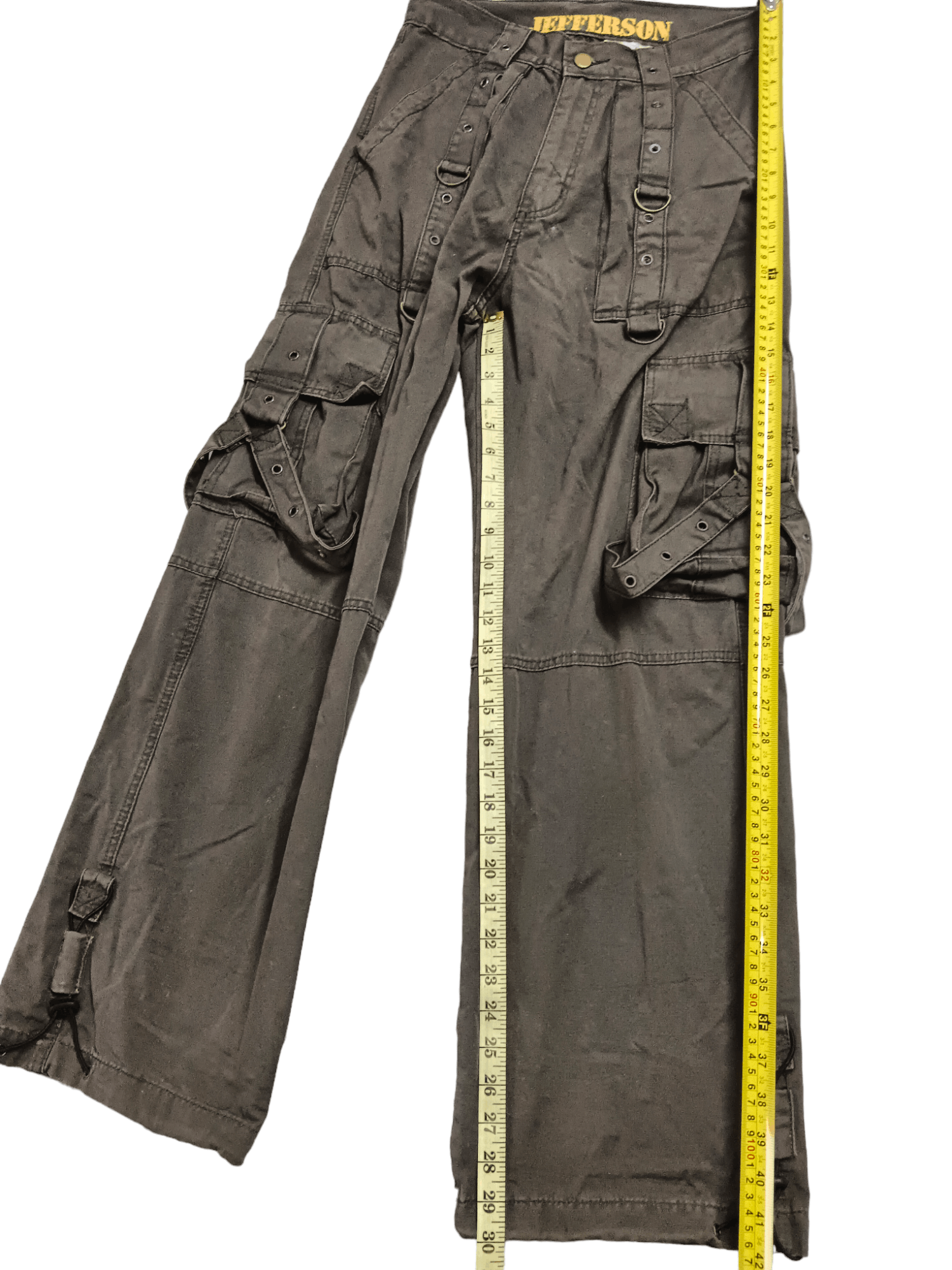 GOA Jefferson GOA Style Military Bondage Cargo Pants Size US 29 - 9 Thumbnail