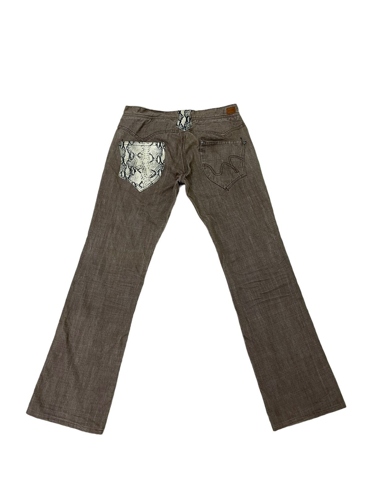 HIDEAWAYS Slim Jeans Nicole Club Python Distress 8🟦0 Size US 32 / EU 48 - 2 Thumbnail