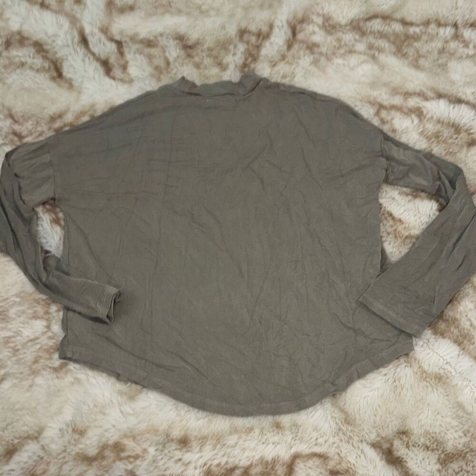 Madewell Madewell Long Sleeve Mock Neck Tatiana Top | Sz S Size S / US 4 / IT 40 - 5 Thumbnail