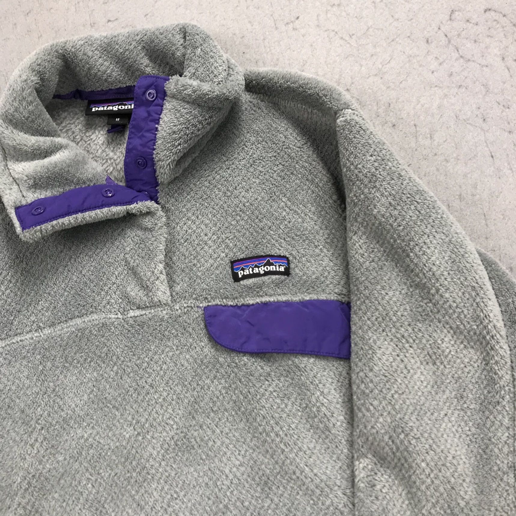 Patagonia Patagonia Jacket Womens M Gray Fleece Re-Tool Snap T Pullover Sweater Basic Jacket Outdoor Casual Size M / US 6-8 / IT 42-44 - 3 Thumbnail