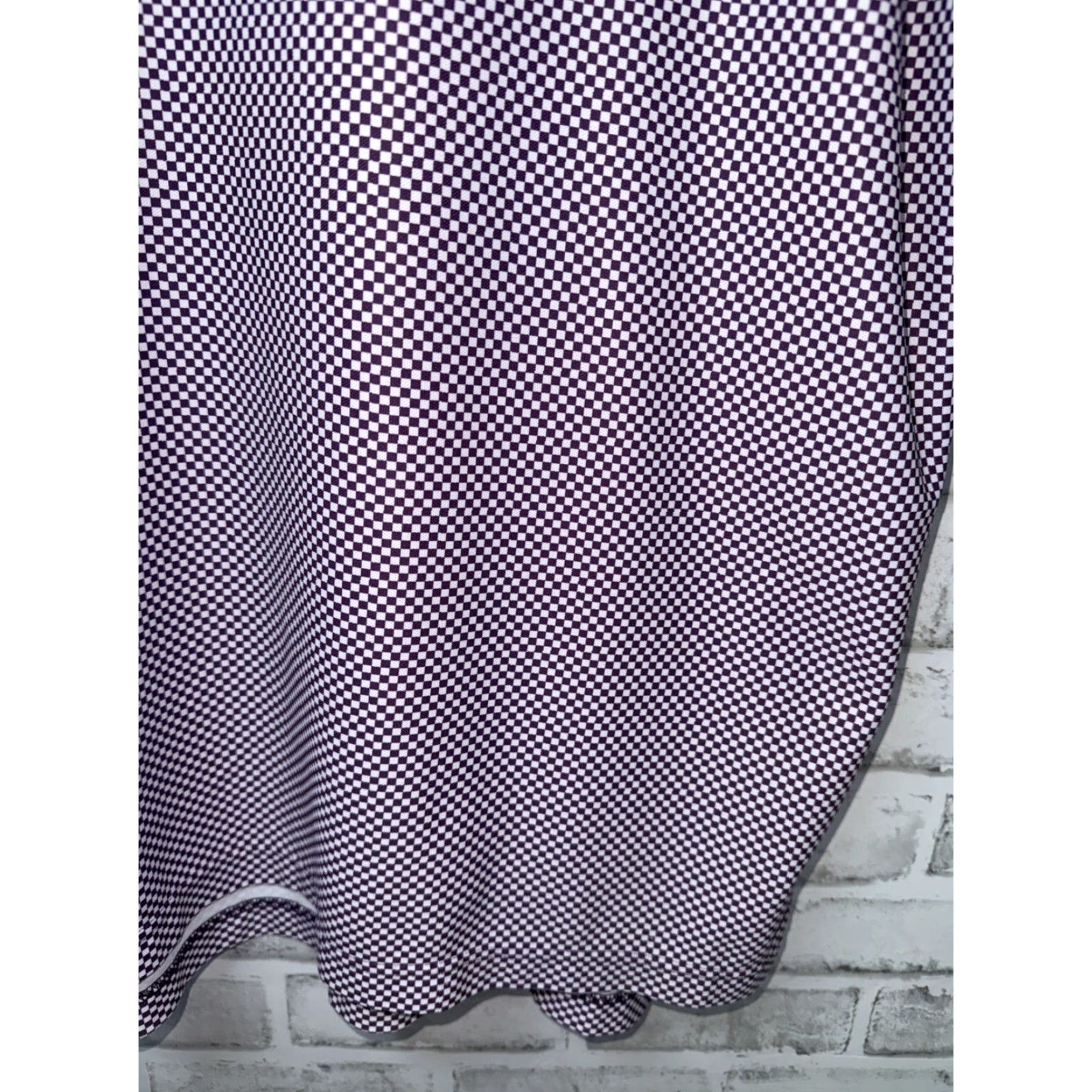 Peter Millar PETER MILLAR Summer Comfort Purple/white Checkered Shirt Mens XL Stretchy Size US XL / EU 56 / 4 - 6 Thumbnail
