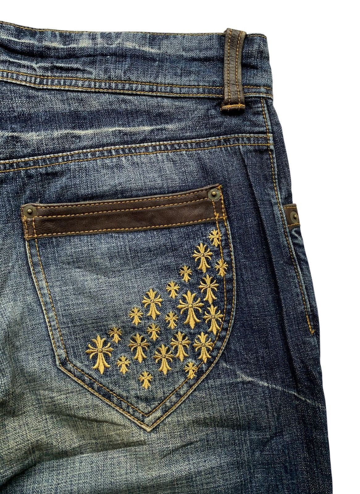 Michel Klein Asymmetric zipper with cowhide leather and embroidery Size US 32 / EU 48 - 12 Thumbnail