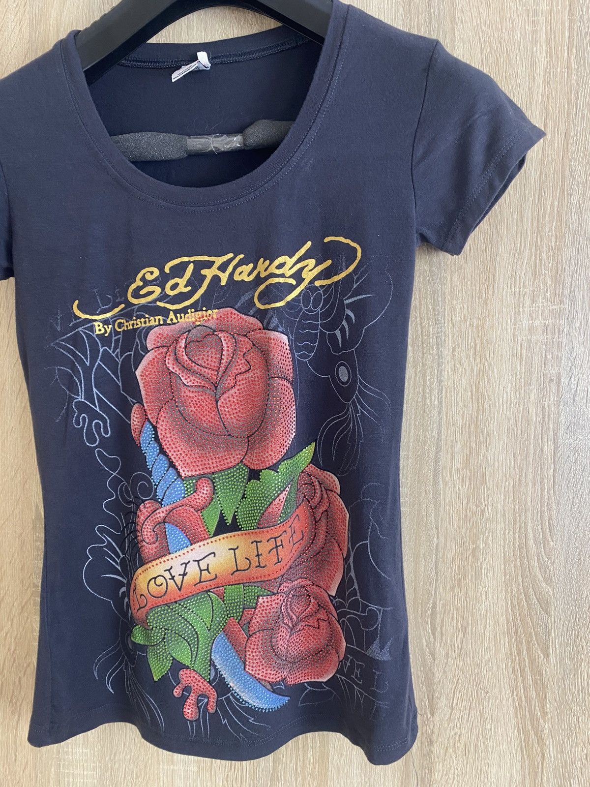Christian Audigier × Ed Hardy × Vintage 🔥 Vintage Y2K Ed hardy Christian Audigier T Shirt Tank Top Size M / US 6-8 / IT 42-44 - 2 Thumbnail
