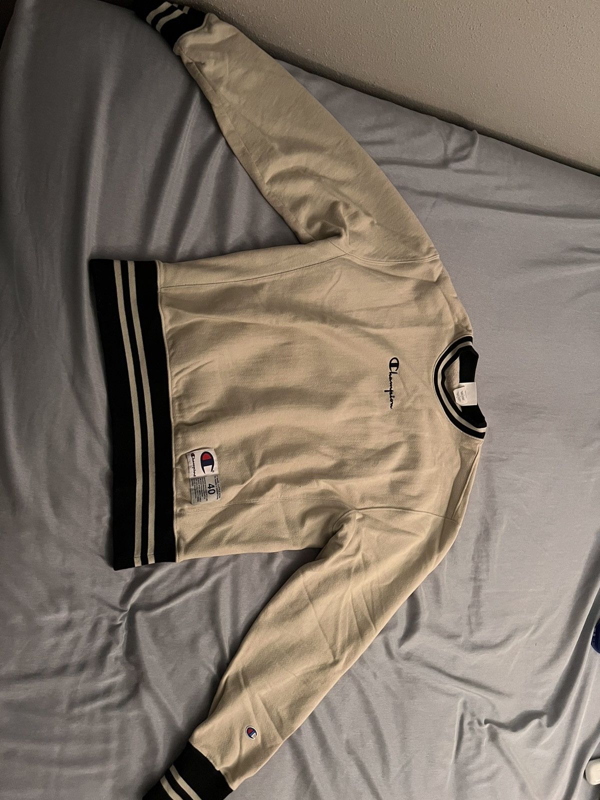 Champion Cream Champion Heavyweight Sweater Size US M / EU 48-50 / 2 - 1 Thumbnail