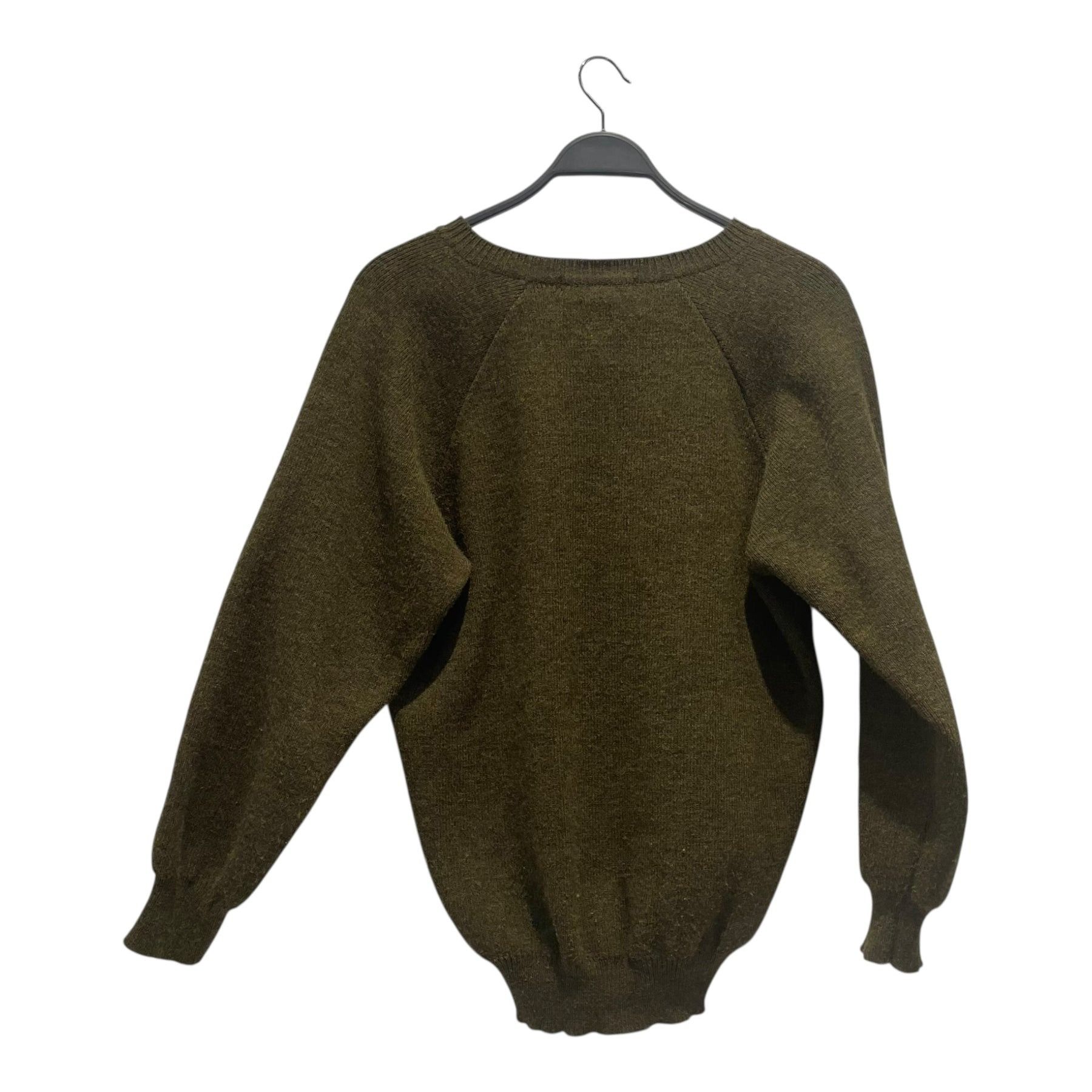 Comme des Garcons Homme Deux Archive Raglan V Neck Knit Sweater Size US L / EU 52-54 / 3 - 2 Thumbnail