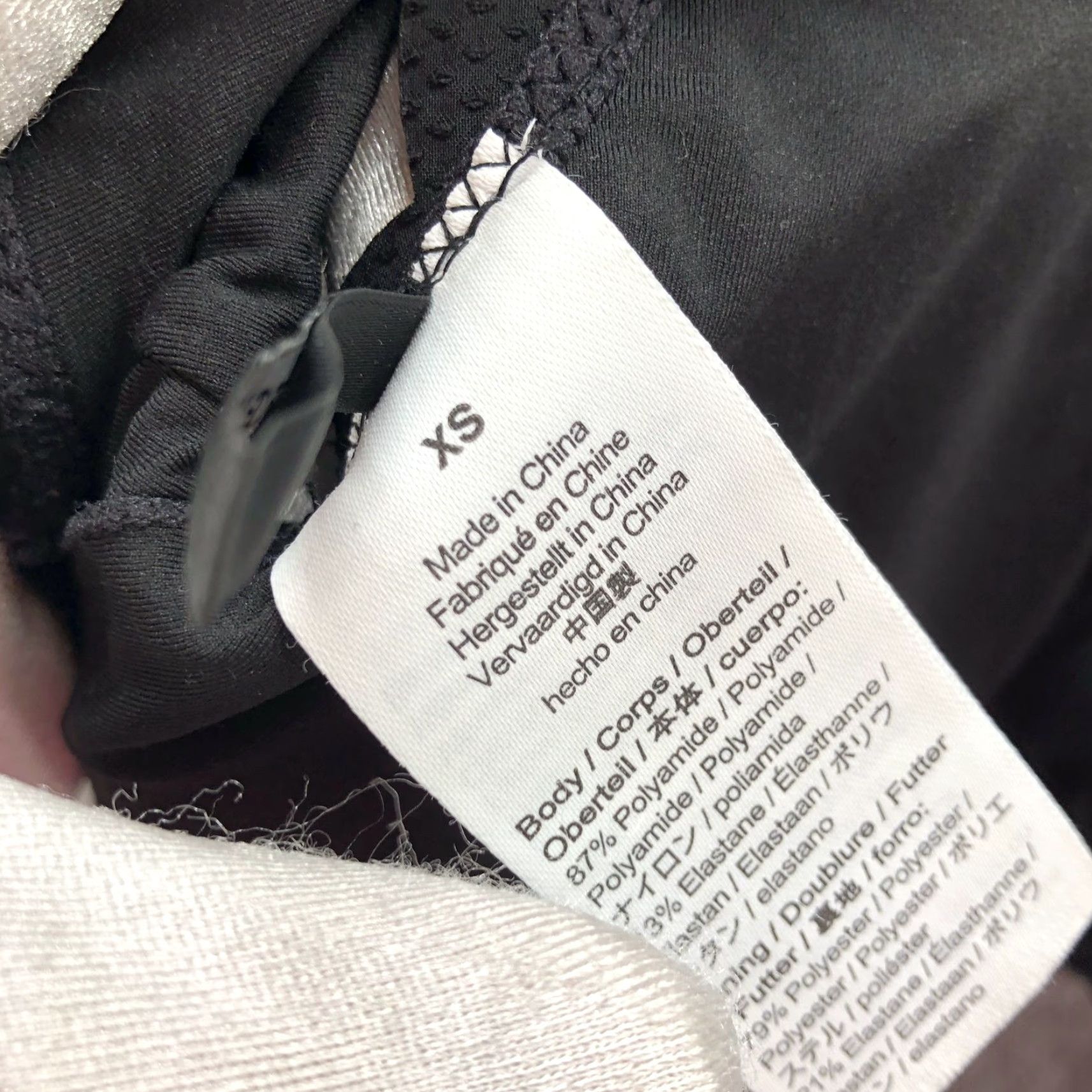 J.Crew J. Crew Scallop Pique V-Neck Bikini Top Womens XS Black Size XS / US 0-2 / IT 36-38 - 5 Thumbnail