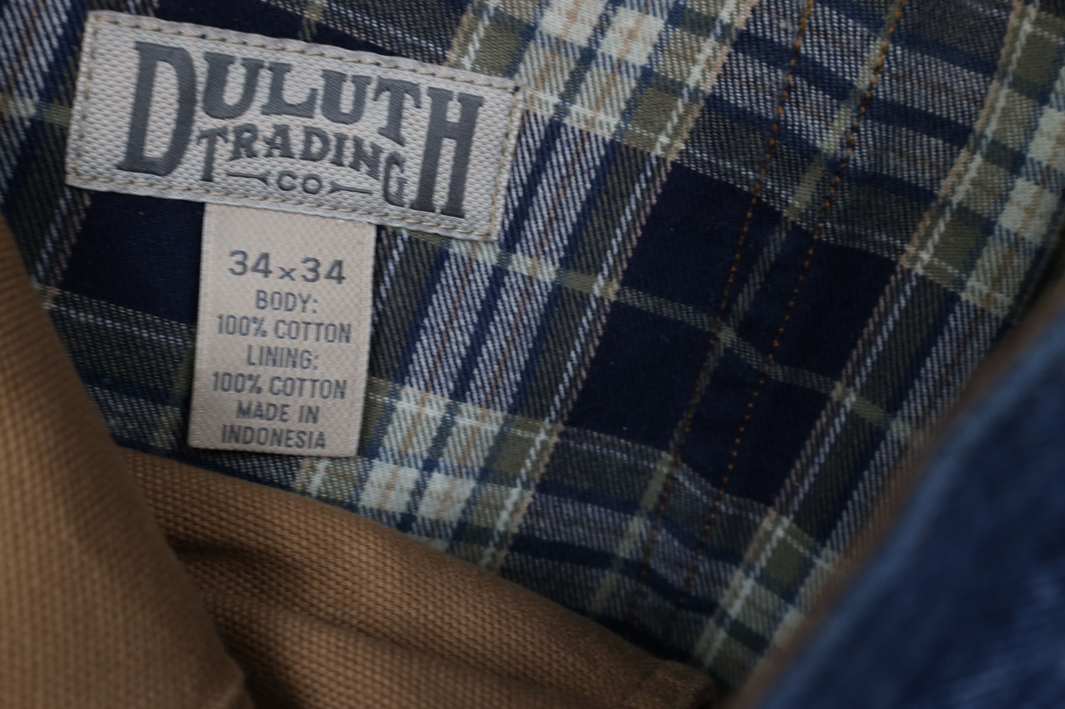 Duluth Trading Company × Vintage Duluth Trading Co Heavyweight Lined Ballroom Jeans Blue Size US 34 / EU 50 - 8 Thumbnail