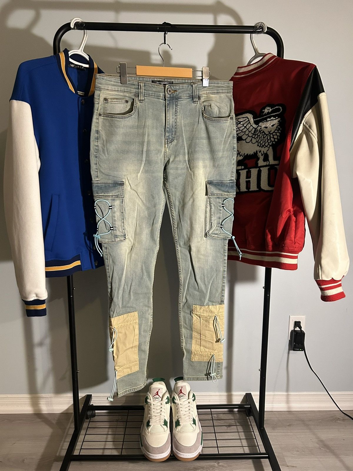 SERENEDE Serenede “CYBER CLOUD” Cargo Jeans Size US 34 / EU 50 - 3 Thumbnail
