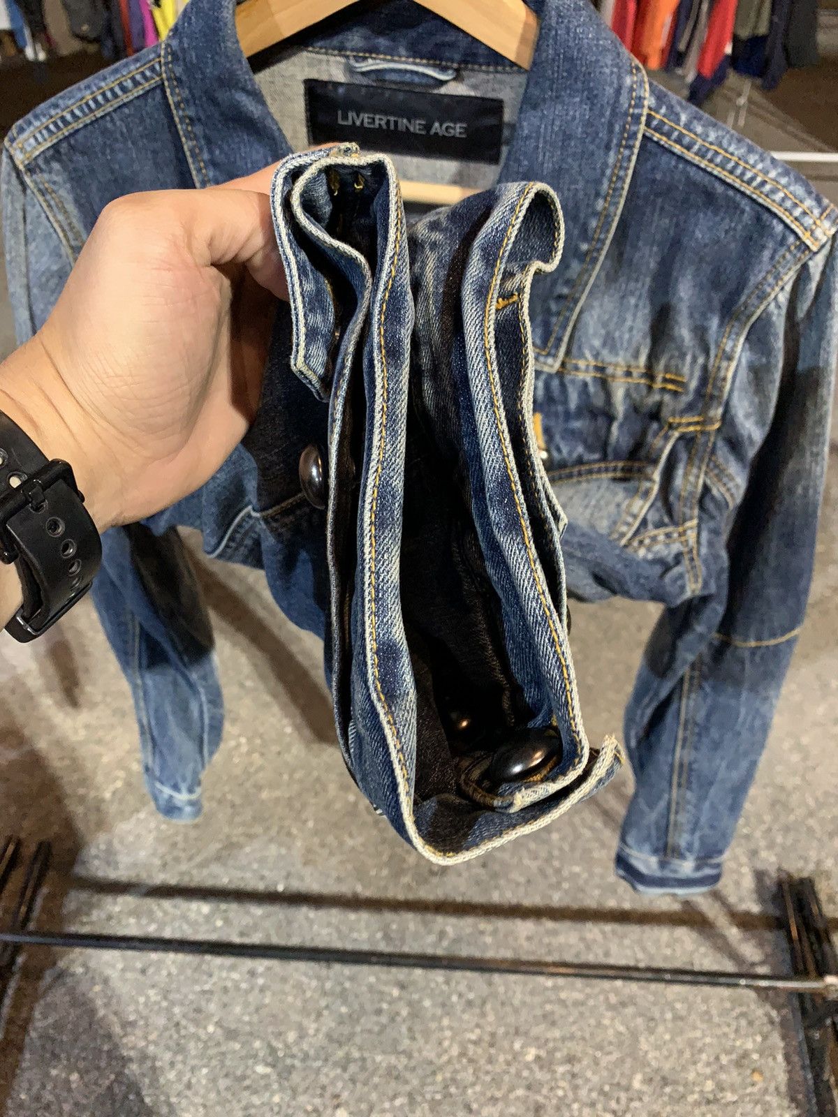 Japanese Brand Livertine Age Denim Jacket Size US M / EU 48-50 / 2 - 5 Thumbnail