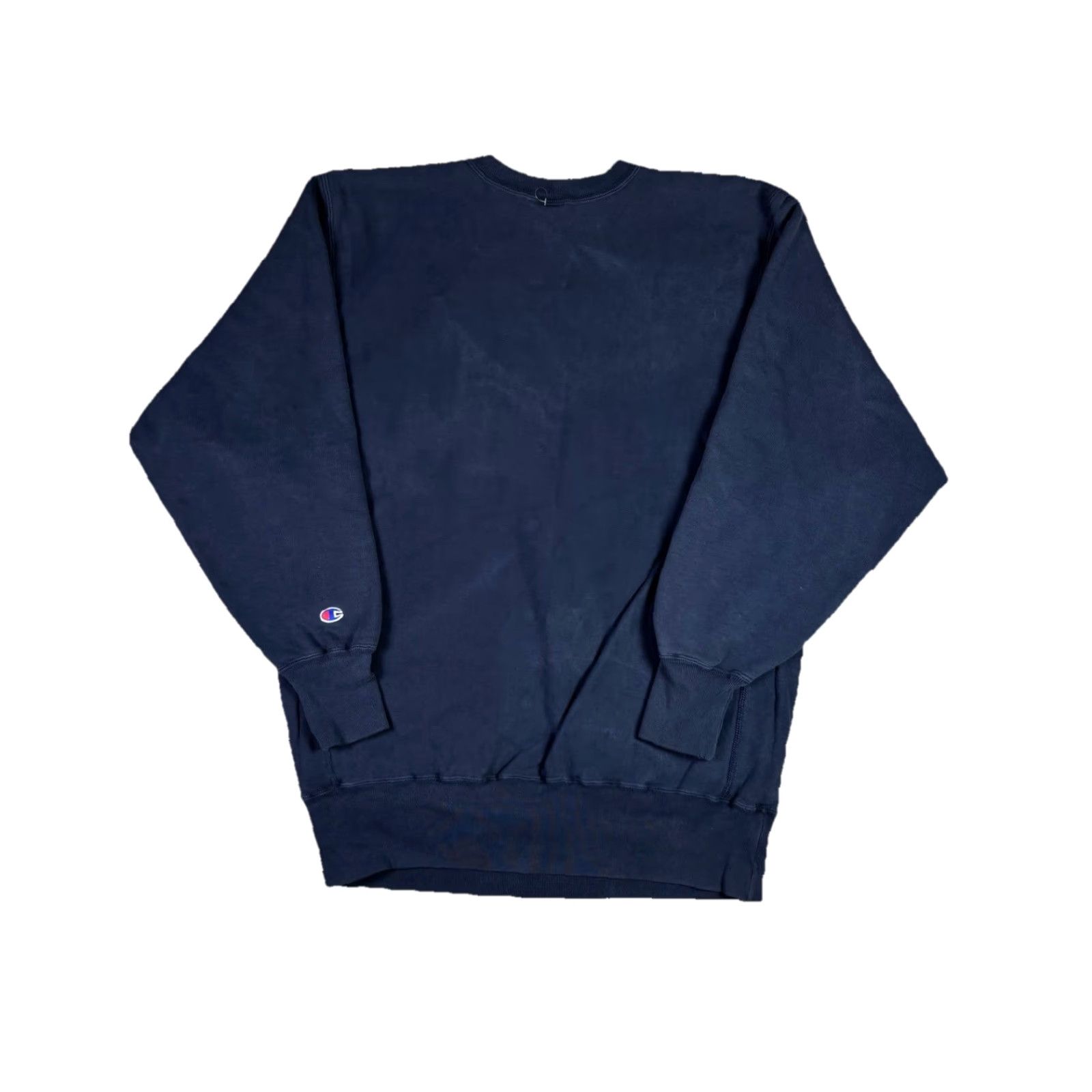Champion VINTAGE Champion Sweatshirt West Virginia University 2XL Blue 90s Reverse Weave Pullover Graphic Print Embroidered Cotton Fleece Men Size US XXL / EU 58 / 5 - 2 Thumbnail