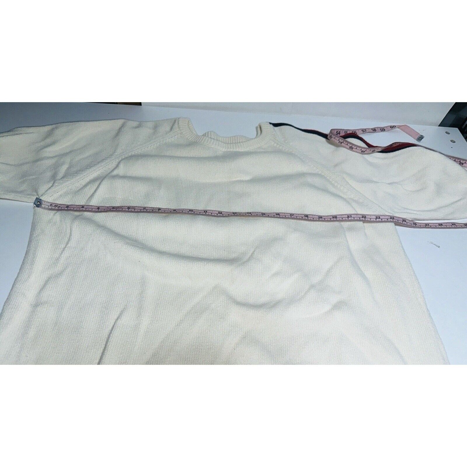 Tommy Hilfiger Tommy Hilfiger Jeans Embroidered Cable Sweater Big Logo XL Size US XL / EU 56 / 4 - 10 Thumbnail