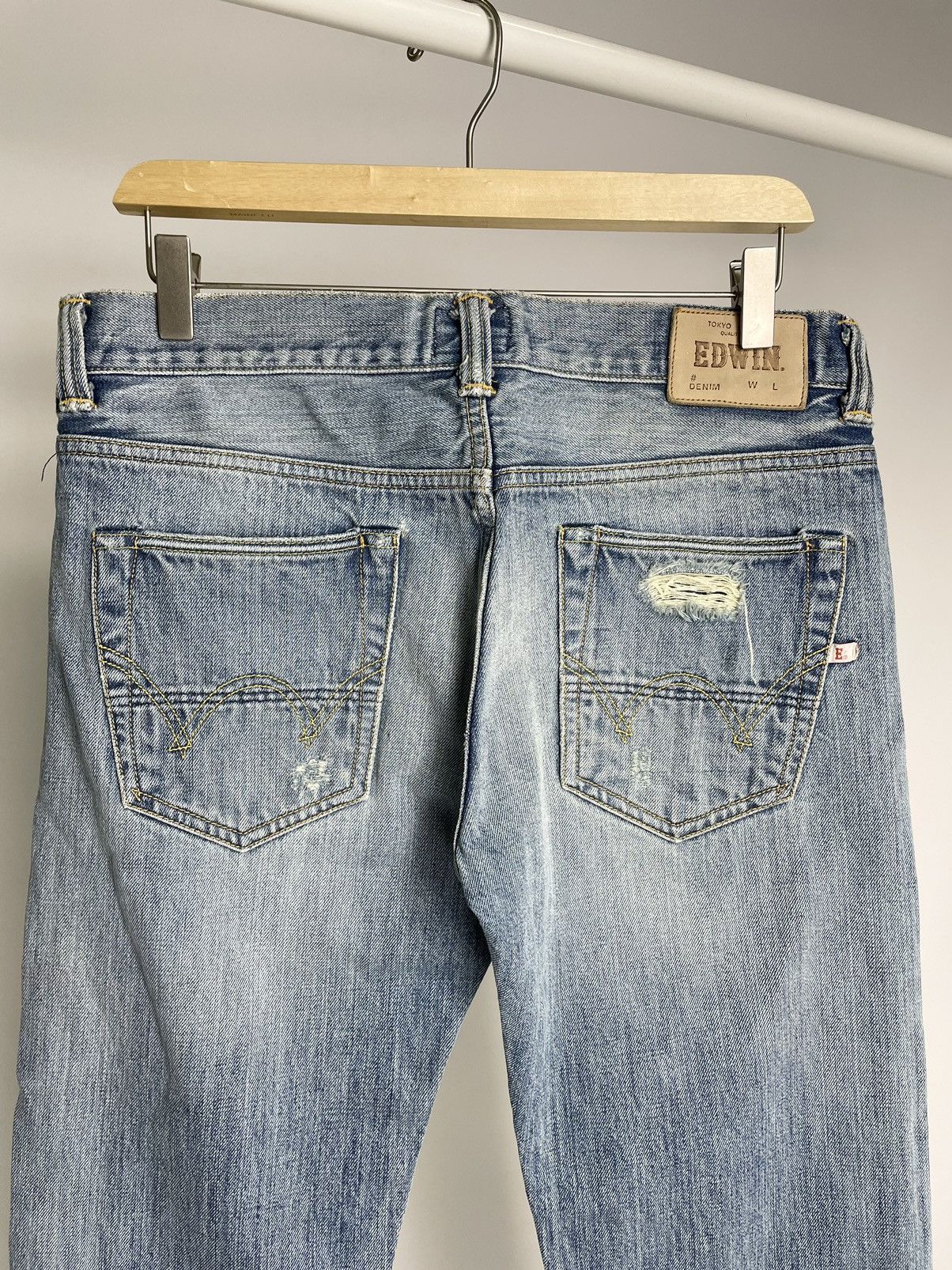 Edwin Edwin Made in Japan ( Size 32 ) Vintage Selvedge Denim Jeans Size US 32 / EU 48 - 13 Thumbnail