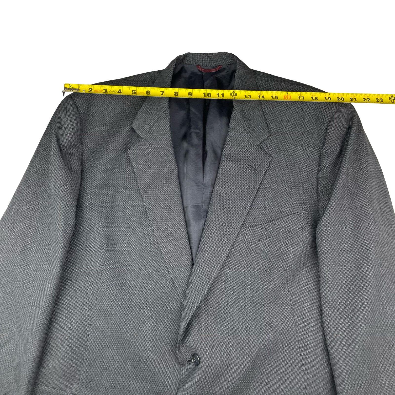Hart Schaffner Marx Hart Schaffner & Marx Men's 100% Wool 2-Button Blazer Blue • Size 50L - 8 Thumbnail