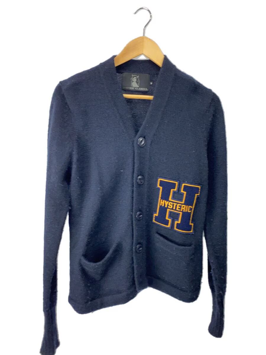 Hysteric Glamour Hysteric Glamour Patch Wool Cardigan Navy Size US S / EU 44-46 / 1 - 1 Thumbnail