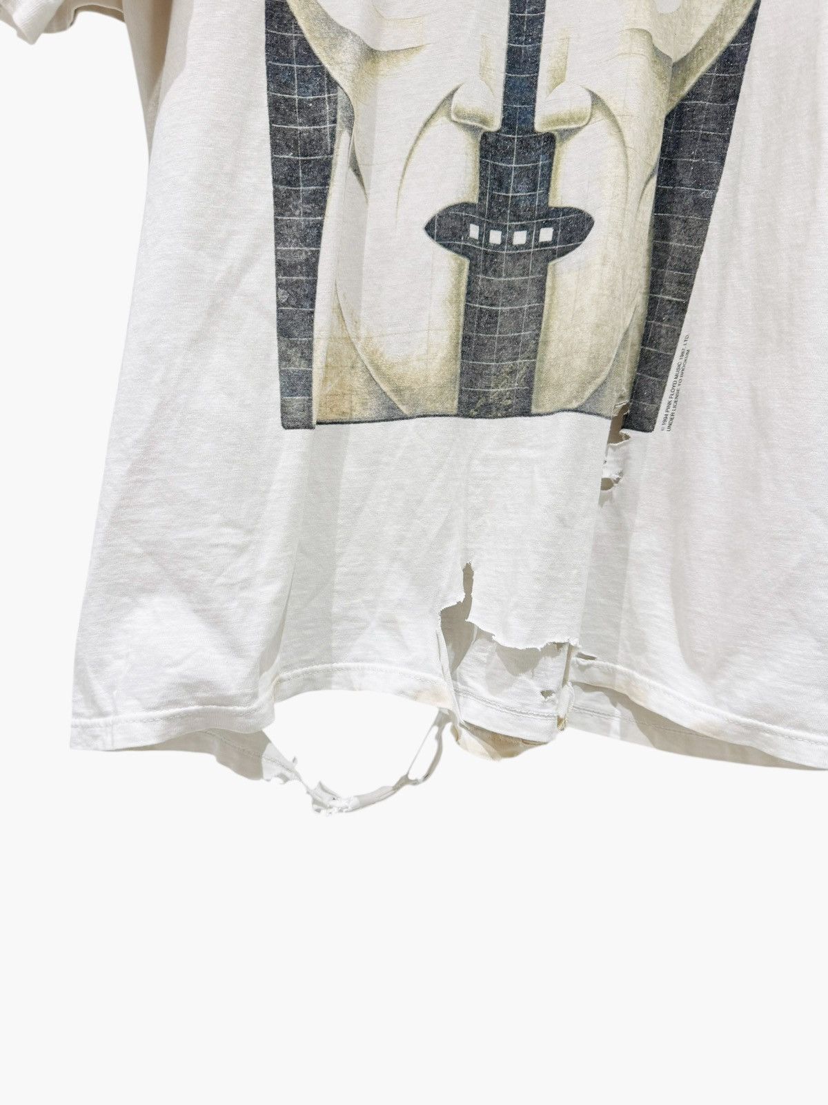 Pink Floyd 1987 Thrashed & Faded Division Bell Pink Floyd Vintage Tee Size US XXL / EU 58 / 5 - 3 Thumbnail