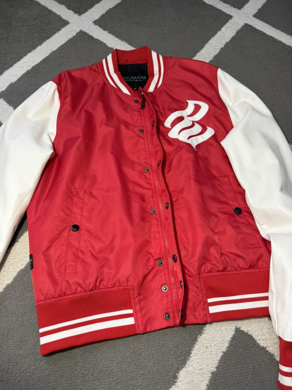 Vintage Rocawear College Varsity Jacket by Jay-Z Embroidered Logo Size US M / EU 48-50 / 2 - 13 Thumbnail