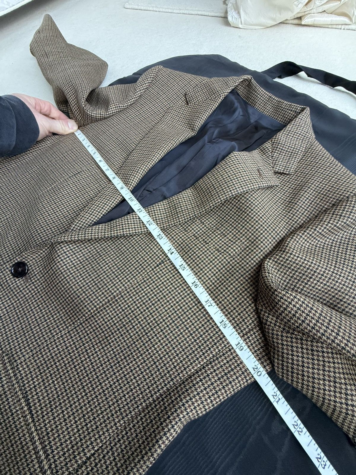 Celine $3.2 FW22 Celine Boy Doll check jacket Hedi tournon blazer Size 38R - 6 Thumbnail