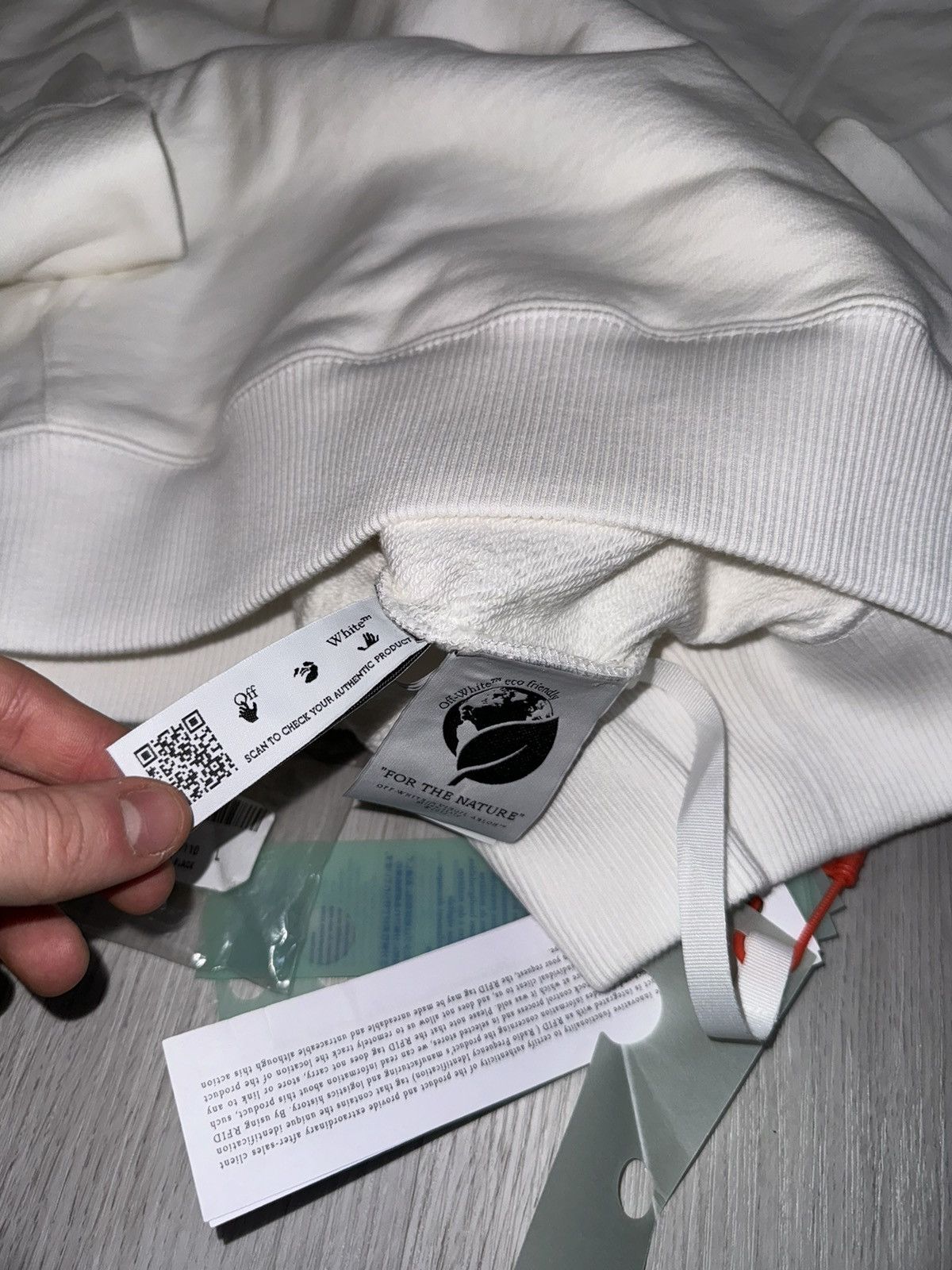 Off-White Off white logo slim hoodie xs Size US XS / EU 42 / 0 - 5 Thumbnail