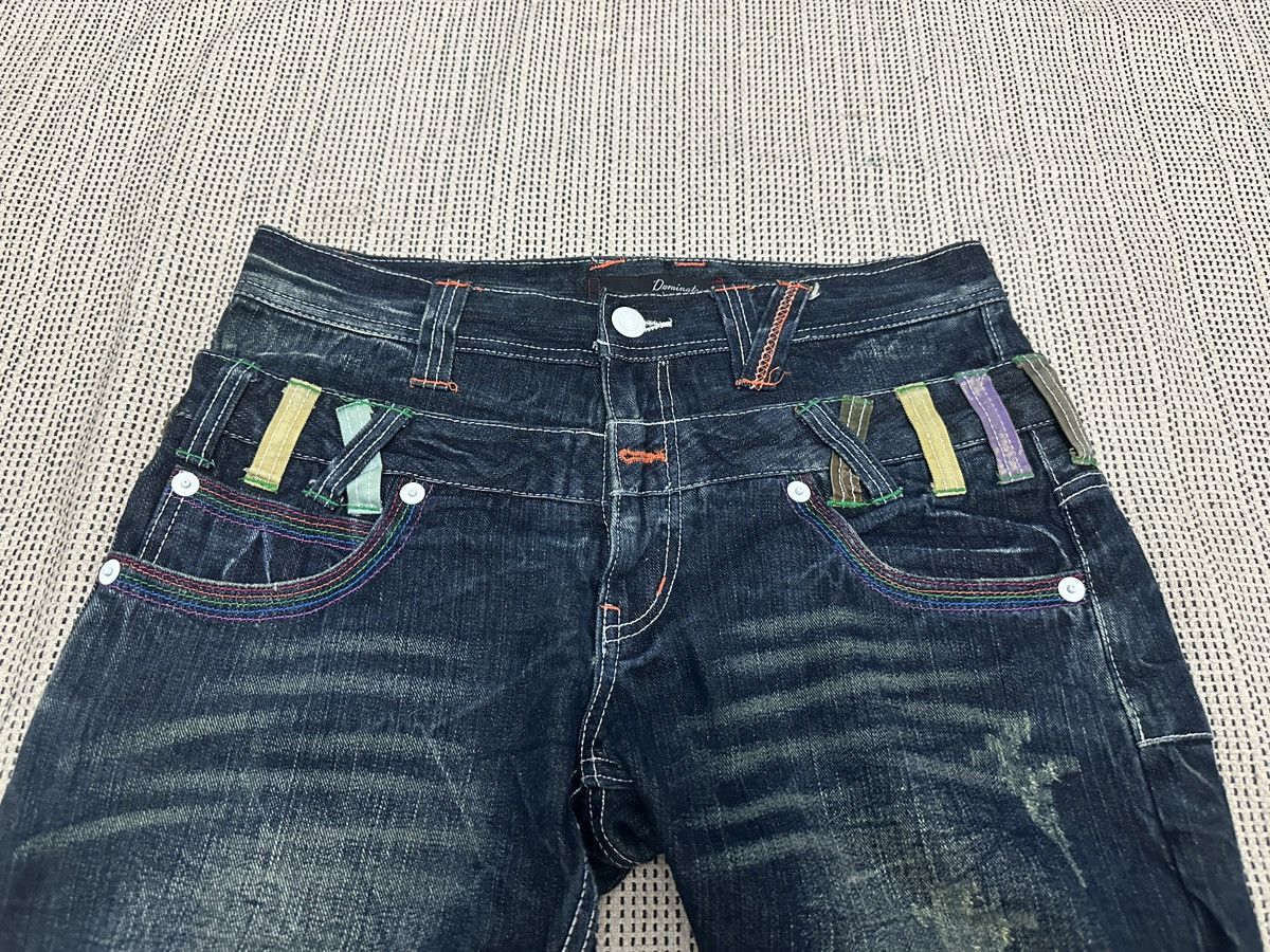 If Six Was Nine 🔥🔥🔥Dominate Handcrated Jeans Double Waist Pants Size US 32 / EU 48 - 6 Thumbnail