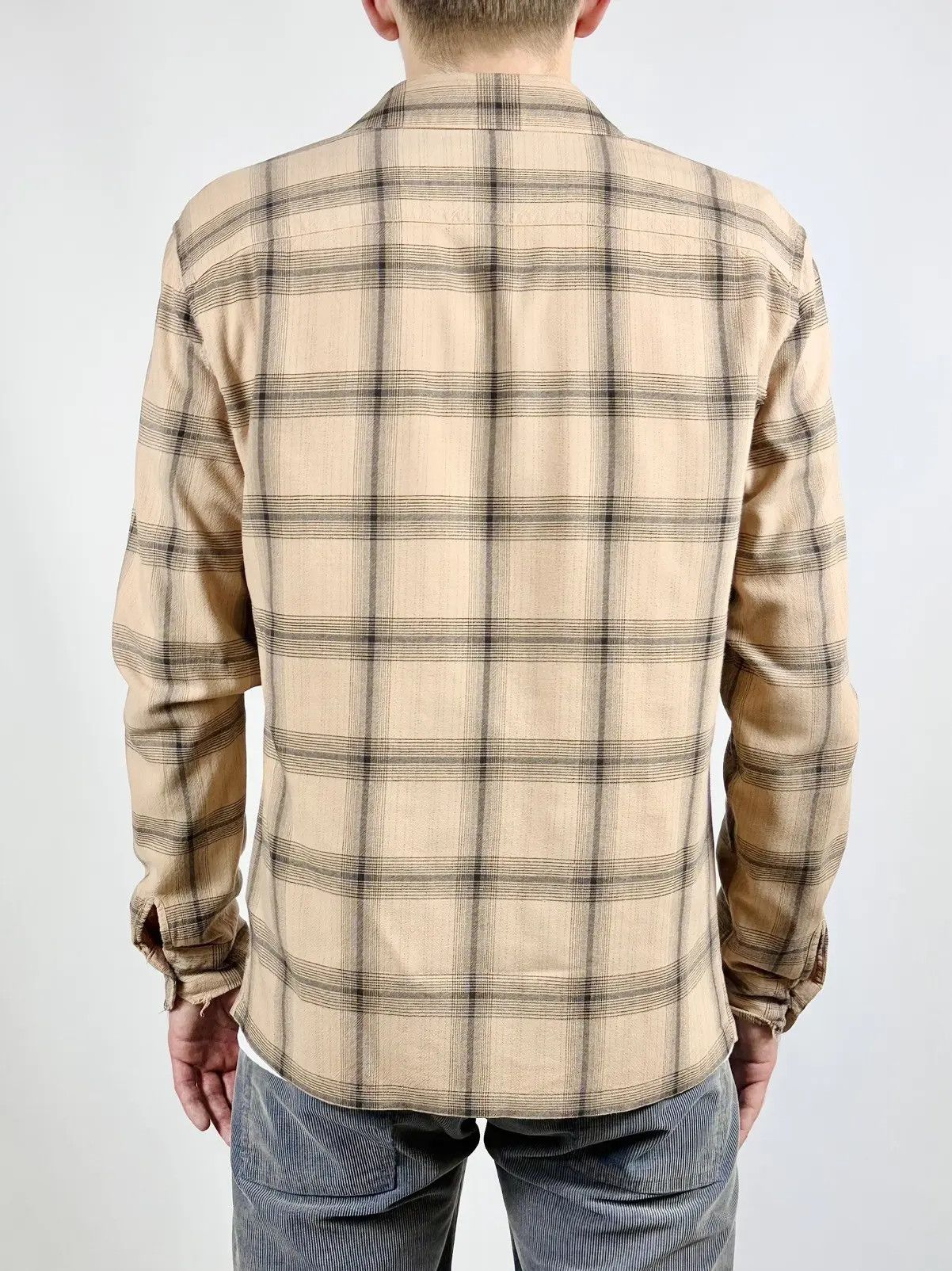 Allsaints Allsaints Flannel Distressed Check Long Sleeve Shirt Size US M / EU 48-50 / 2 - 5 Thumbnail