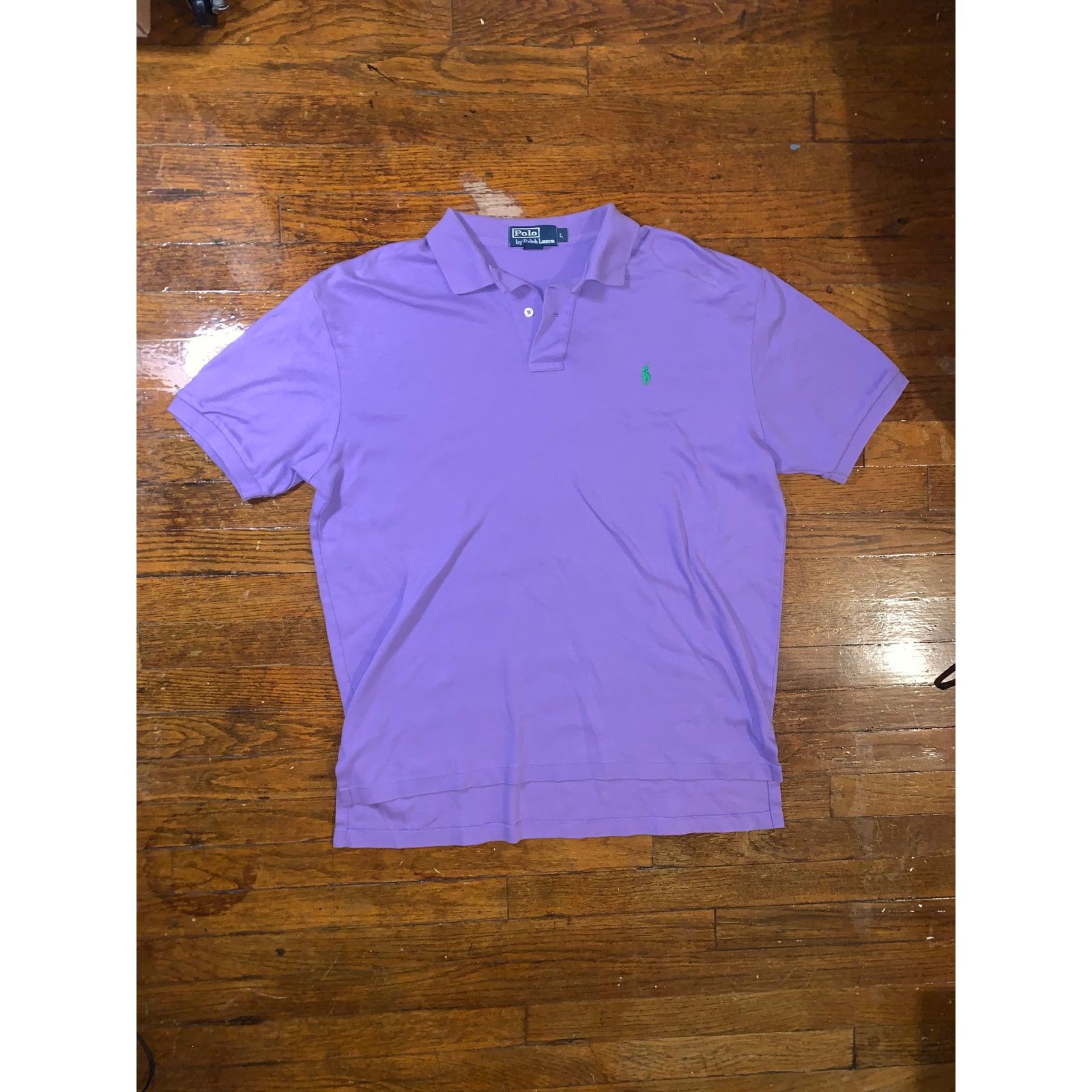 Polo Ralph Lauren Polo Ralph Lauren Purple Polo Shirt Mens Large Short Sleeve Size US L / EU 52-54 / 3 - 1 Thumbnail