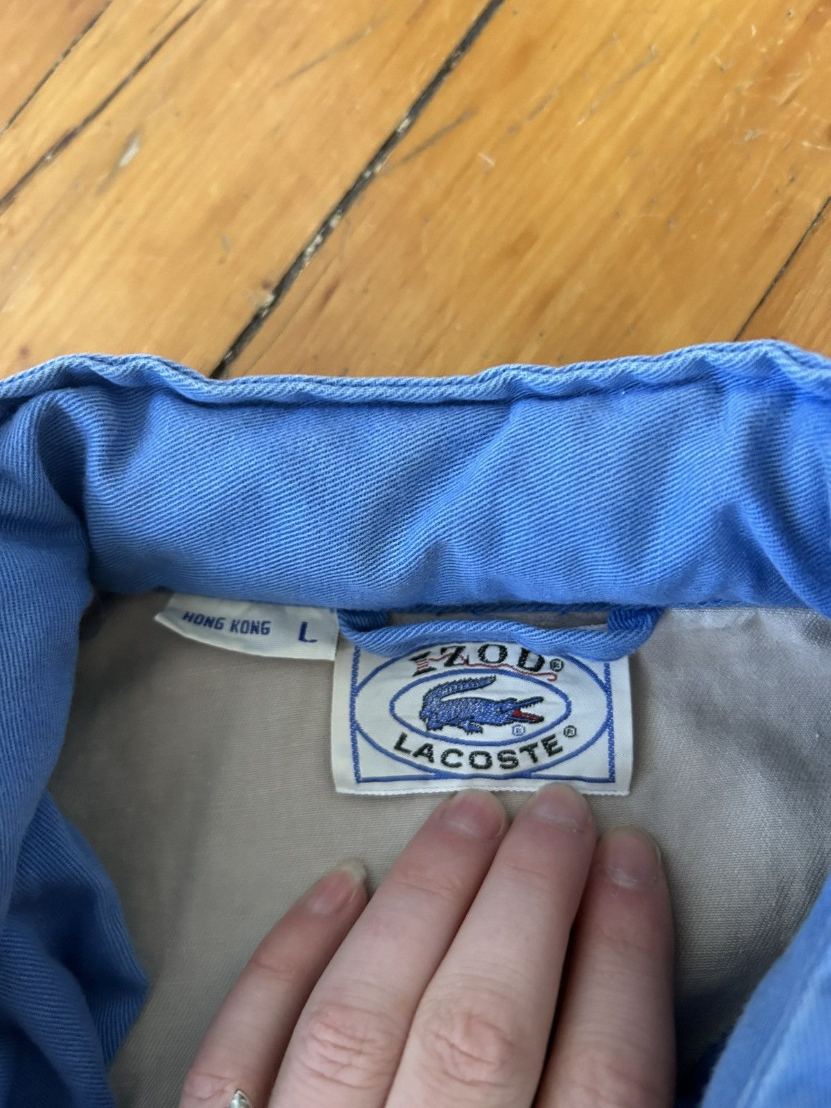 Lacoste Lacoste vintage men’s track jacket blue packable hood large Size US L / EU 52-54 / 3 - 2 Thumbnail