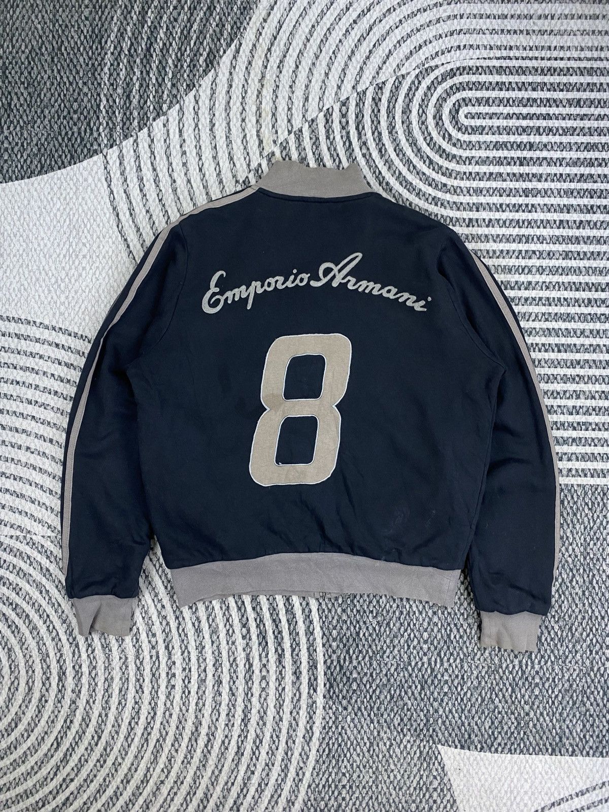 Emporio Armani 🔥Emporio Armani EA7 Big Logo Spellout Reversible Jacket Size US L / EU 52-54 / 3 - 1 Thumbnail