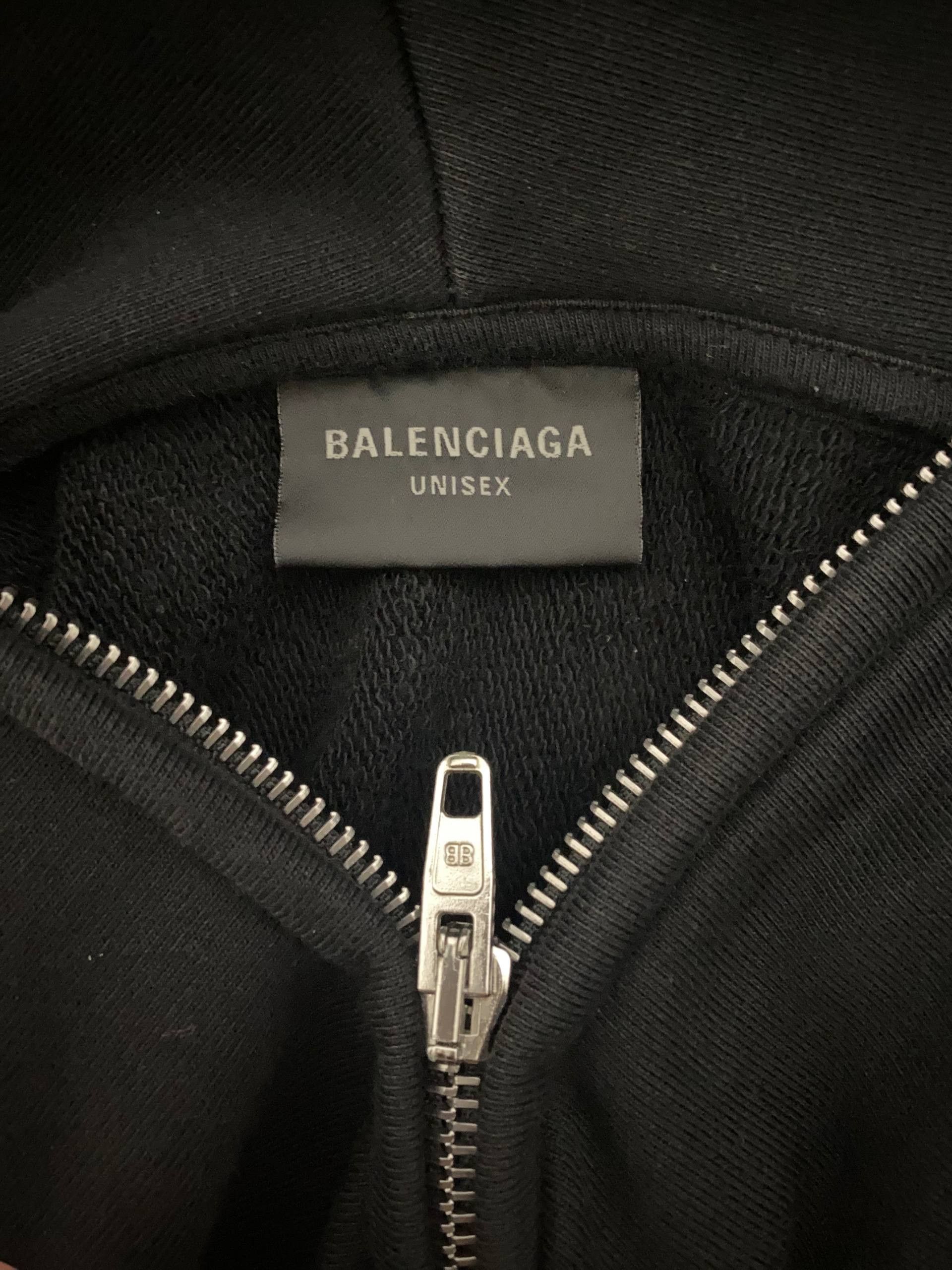 Balenciaga Balenciaga Sticker Zip-up Hoodie Size US M / EU 48-50 / 2 - 4 Thumbnail
