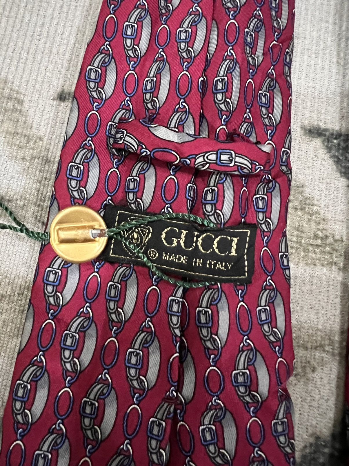 Gucci Gucci Silk Tie Size ONE SIZE - 5 Thumbnail