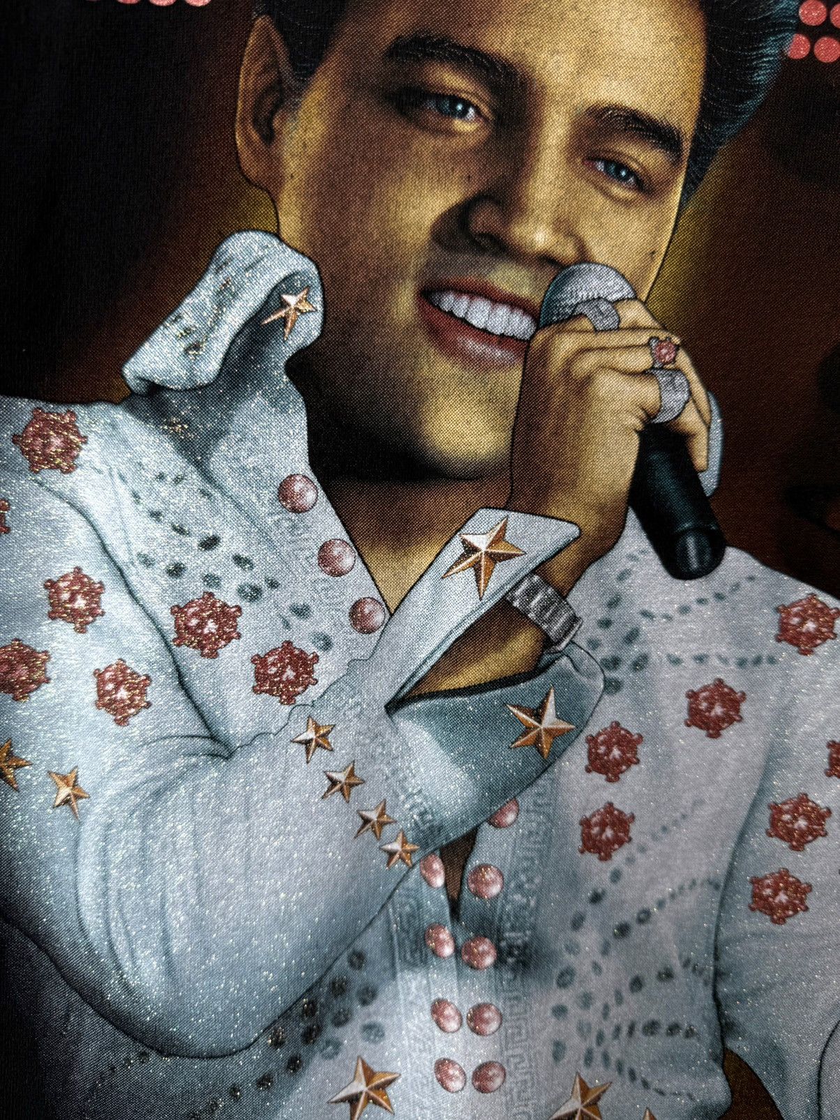 Band Tees Vintage 00s Elvis Presley American Classic Band Rock T Shirt Size US XL / EU 56 / 4 - 6 Thumbnail