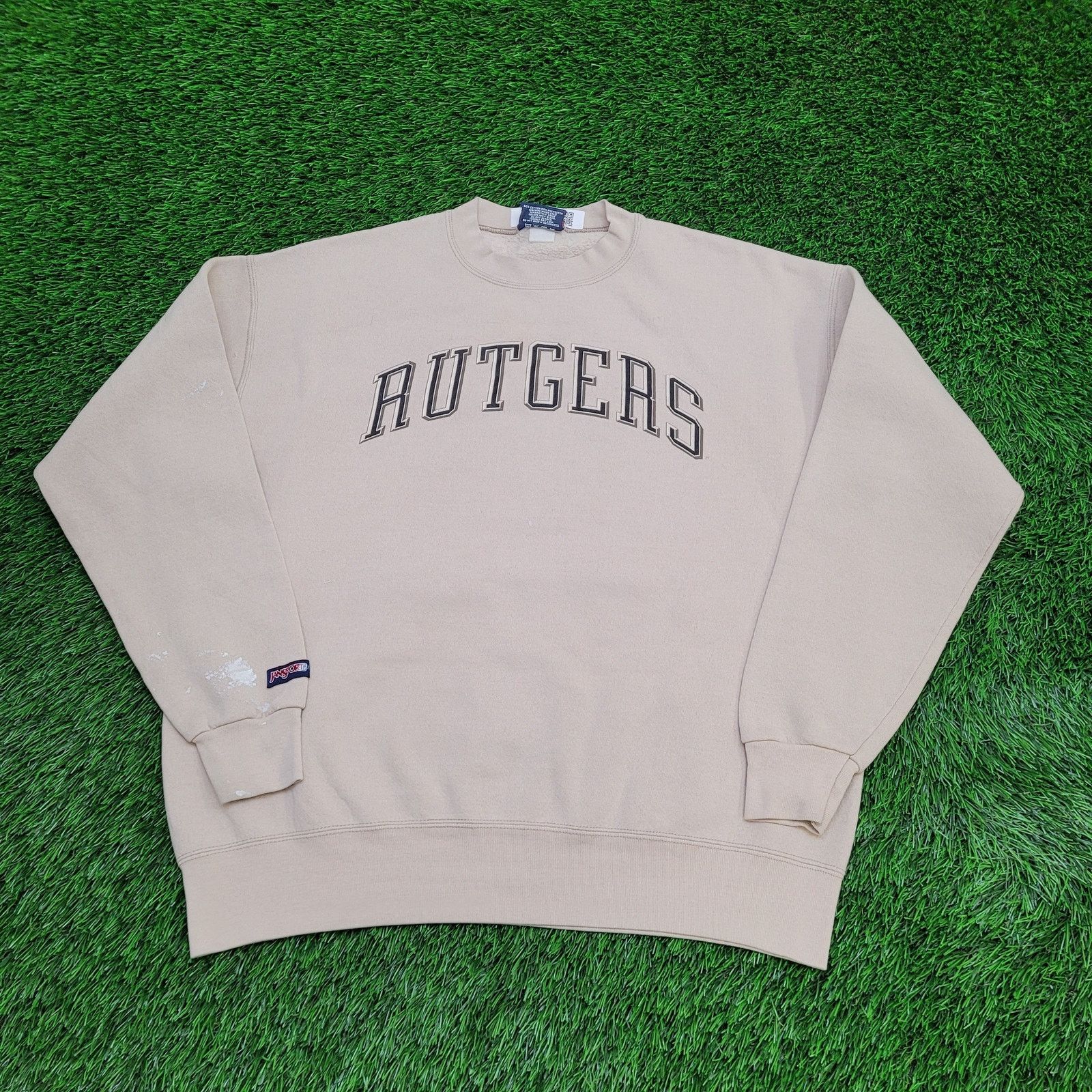 Jansport Vintage 90s Rutgers University Sweatshirt Large 24x26 Baggy Size US L / EU 52-54 / 3 - 1 Thumbnail