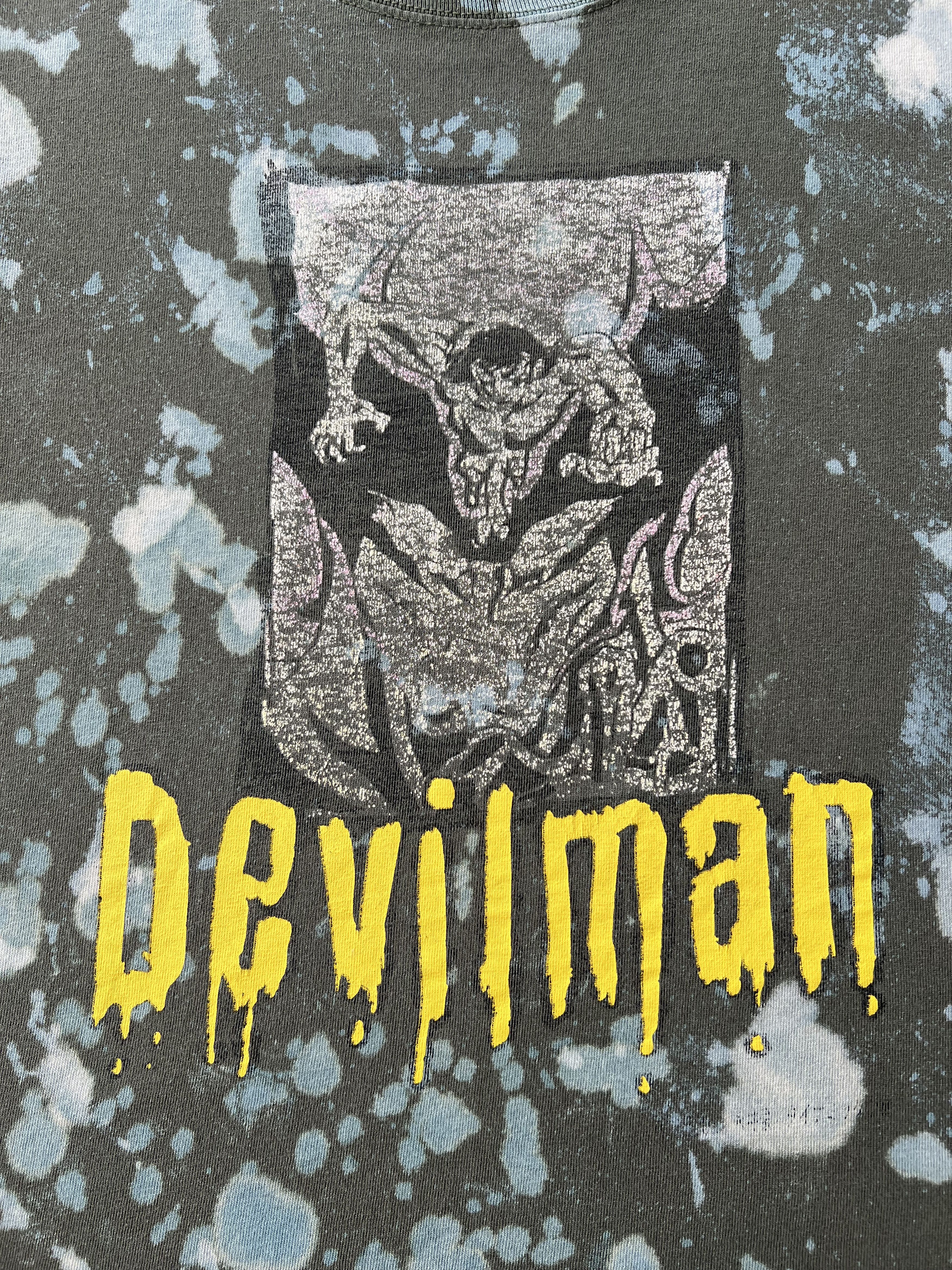 Anime Vintage 90s Devilman Anime Manga Bleached T-shirt Size US M / EU 48-50 / 2 - 4 Thumbnail