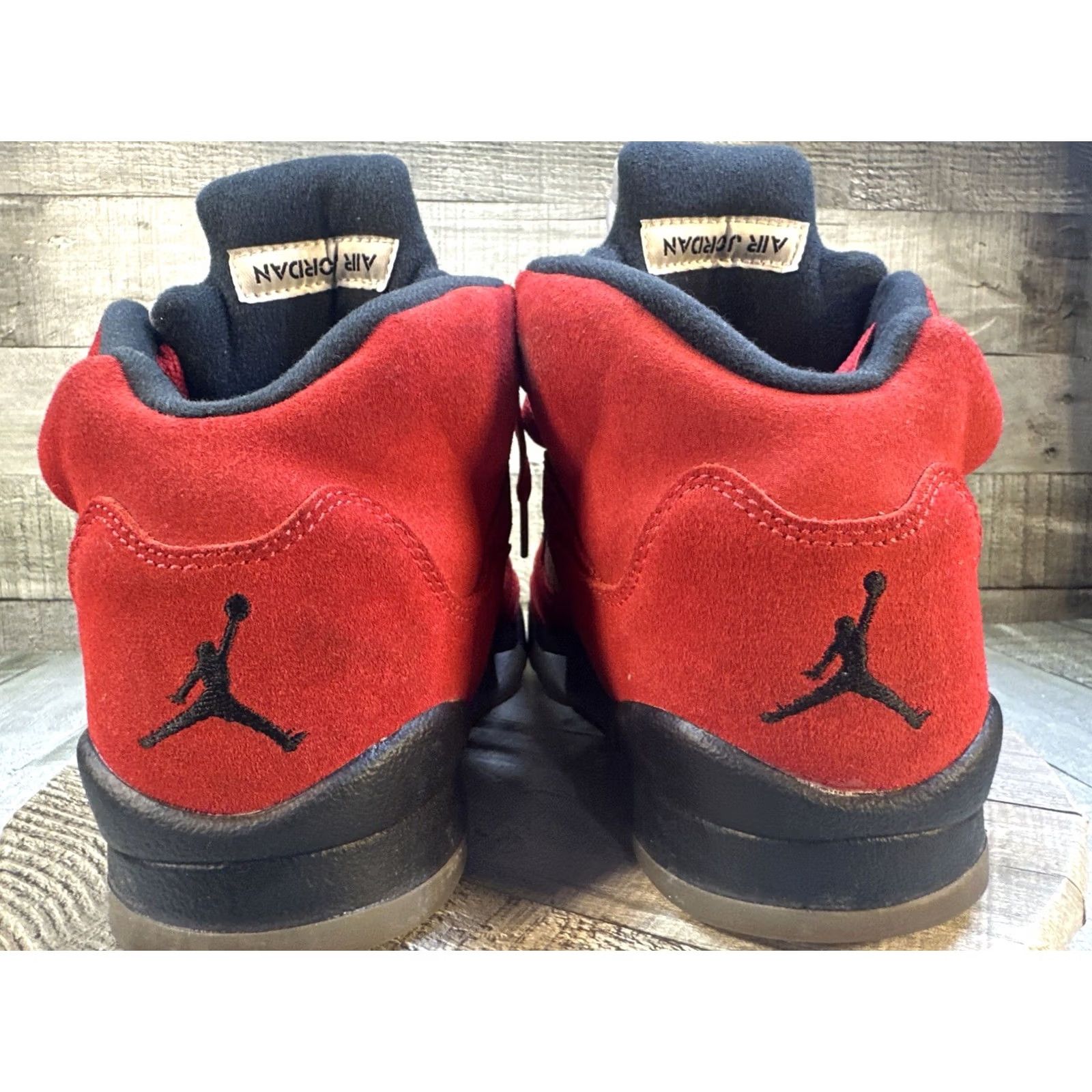 Jordan Brand Pre-Owned Nike Air Jordan 5 Retro Raging Bull Sneakers High Top Red 6Y Mens Jordans Retro 2020 Size US 6 / EU 39 - 6 Thumbnail