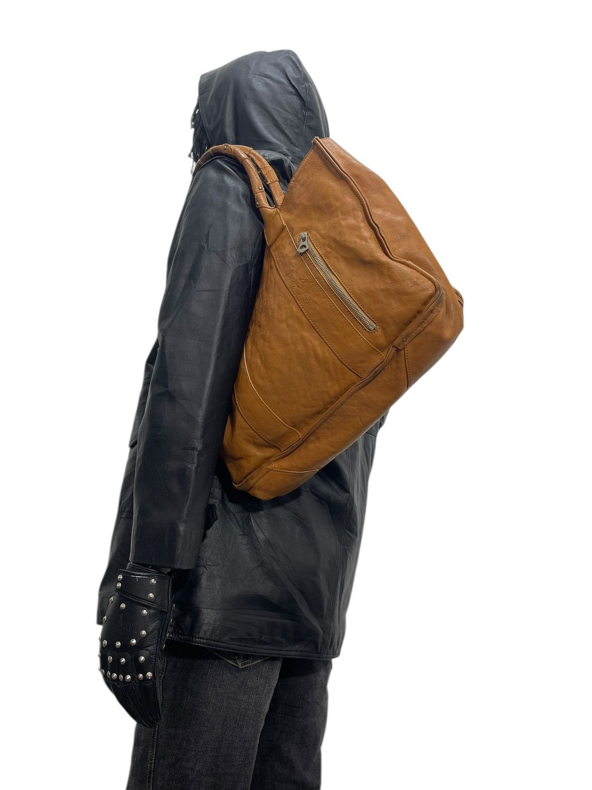 Leather Leather Patina Hergopoch Bag julius dior margiela amiri 9🟩 Size ONE SIZE - 3 Thumbnail